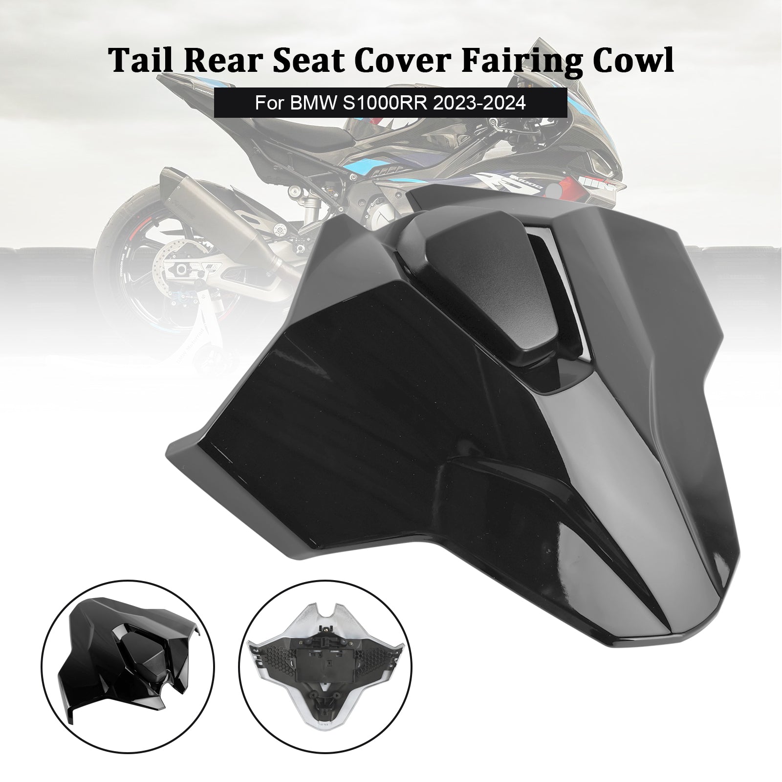 Capot de carénage de couverture de siège arrière de queue pour BMW S1000RR 2023-2024