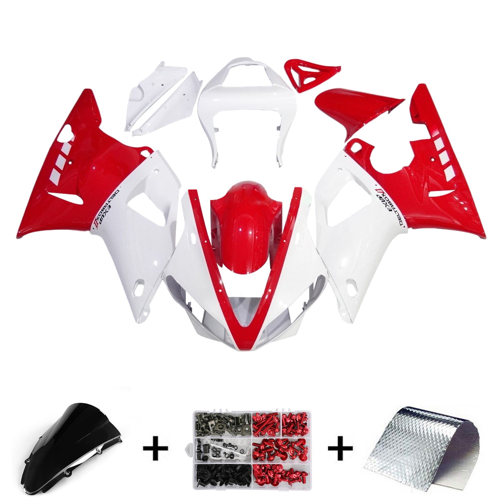 Kit carena iniezione Yamaha YZF 1000 R1 2000-2001 Carrozzeria in plastica ABS