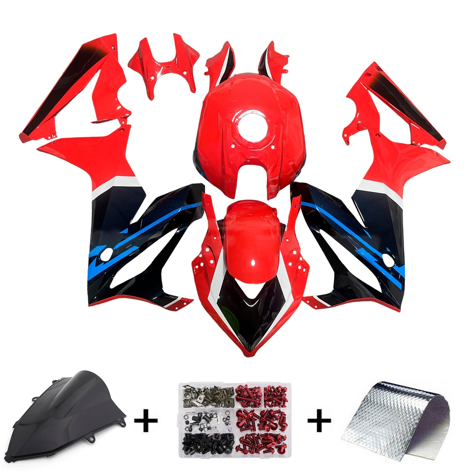 Kit van kuip geïnjecteerd in ABS-plastic voor Honda CBR650R 2019-2020