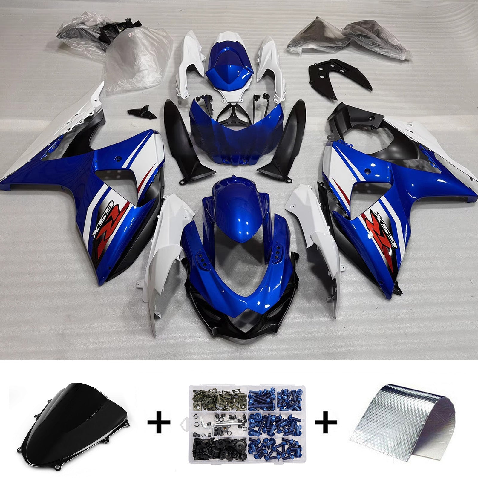 Kit de carénage injecté en plastique ABS pour Suzuki GSXR1000 2009-2016 K9