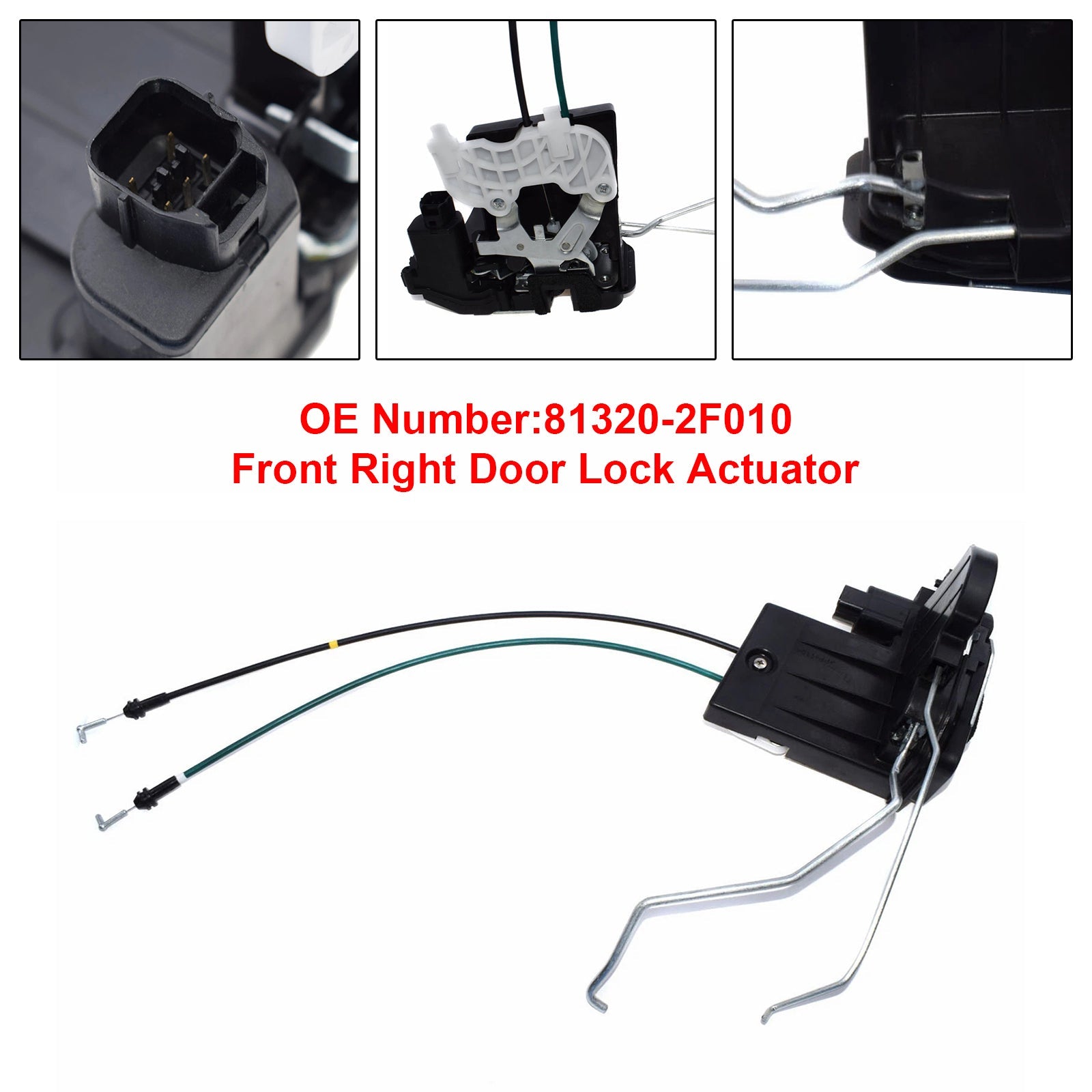 Desna vhodna vrata zaklepanje KIA Spectra 1,8 L 2,0 L 2005-2009 81320-2F010