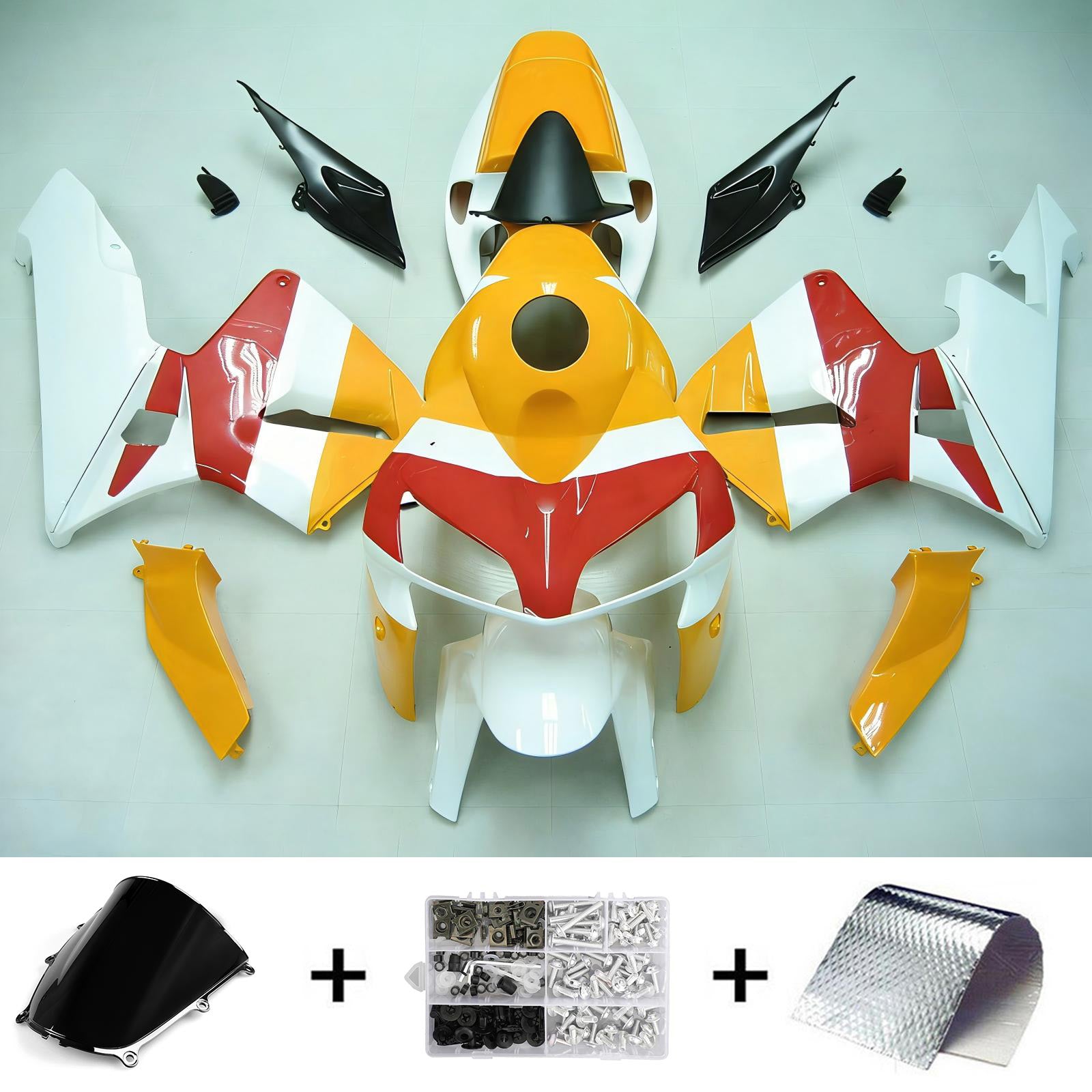 Kit de carénage par injection, carrosserie en plastique ABS pour Honda CBR600RR 2005-2006 F5