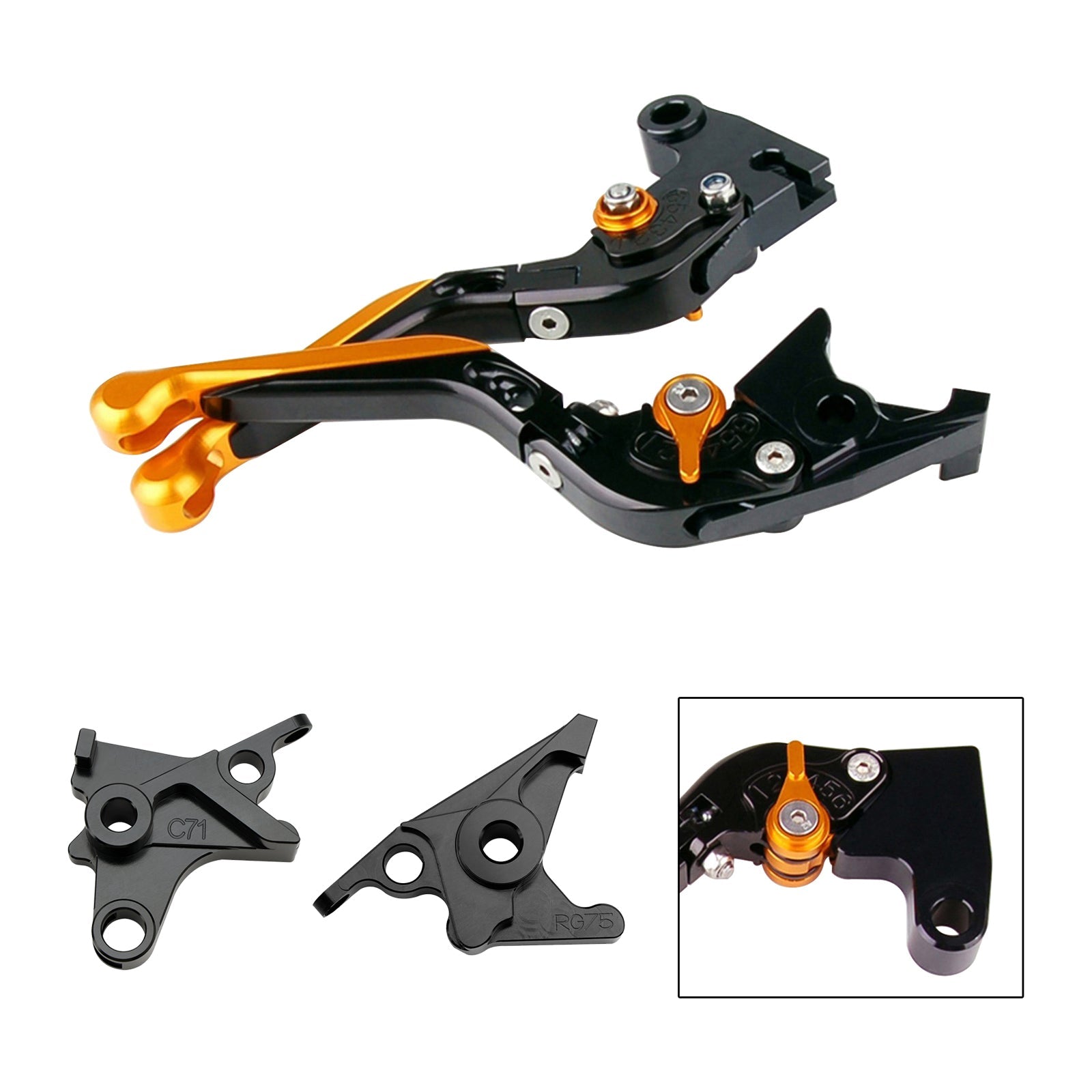 Levier de frein et d'embrayage réglable pour BMW R NINE T / PURE / RACER 2017-2023