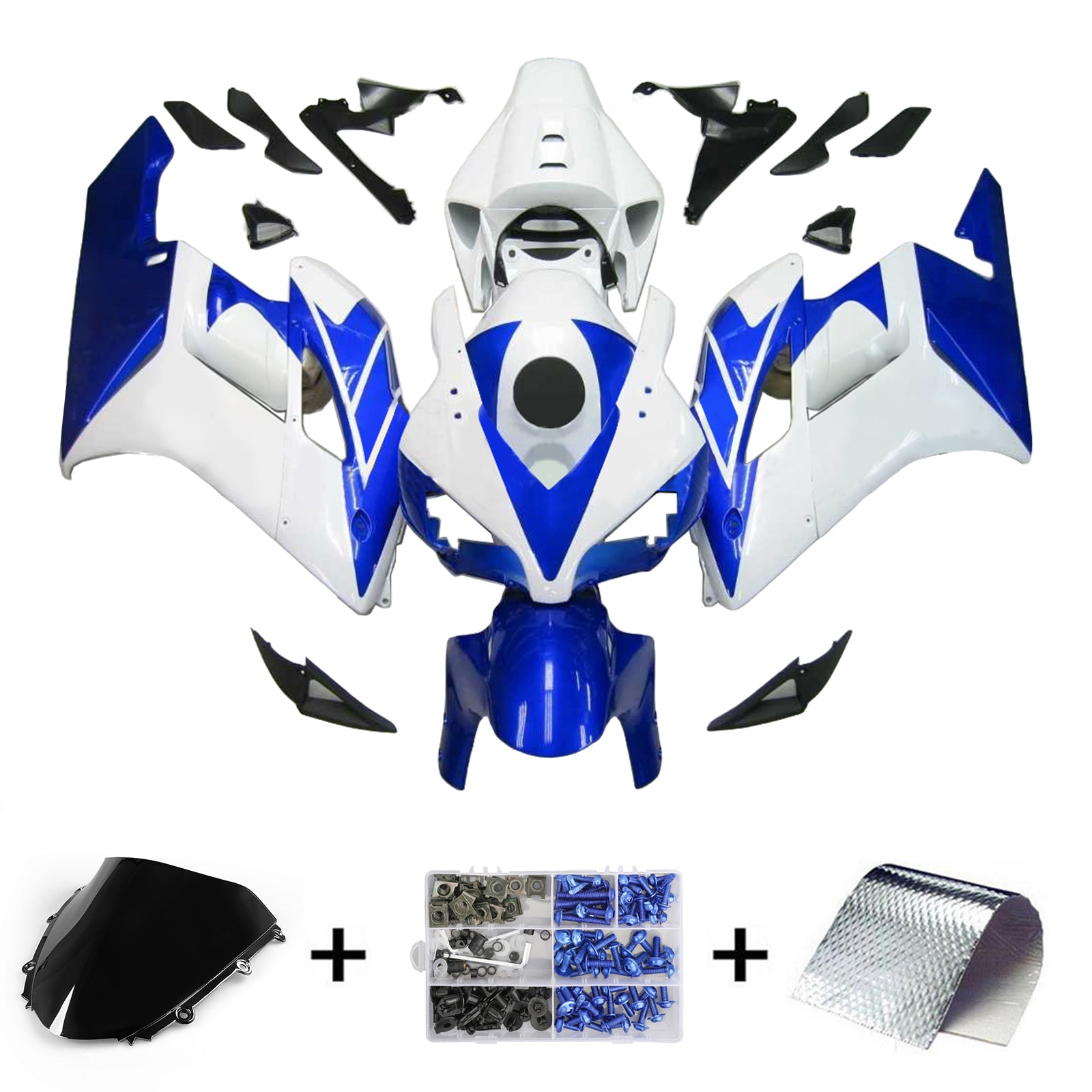 Kit de carenado de inyección, carrocería de plástico ABS para Honda CBR1000RR 2004-2005
