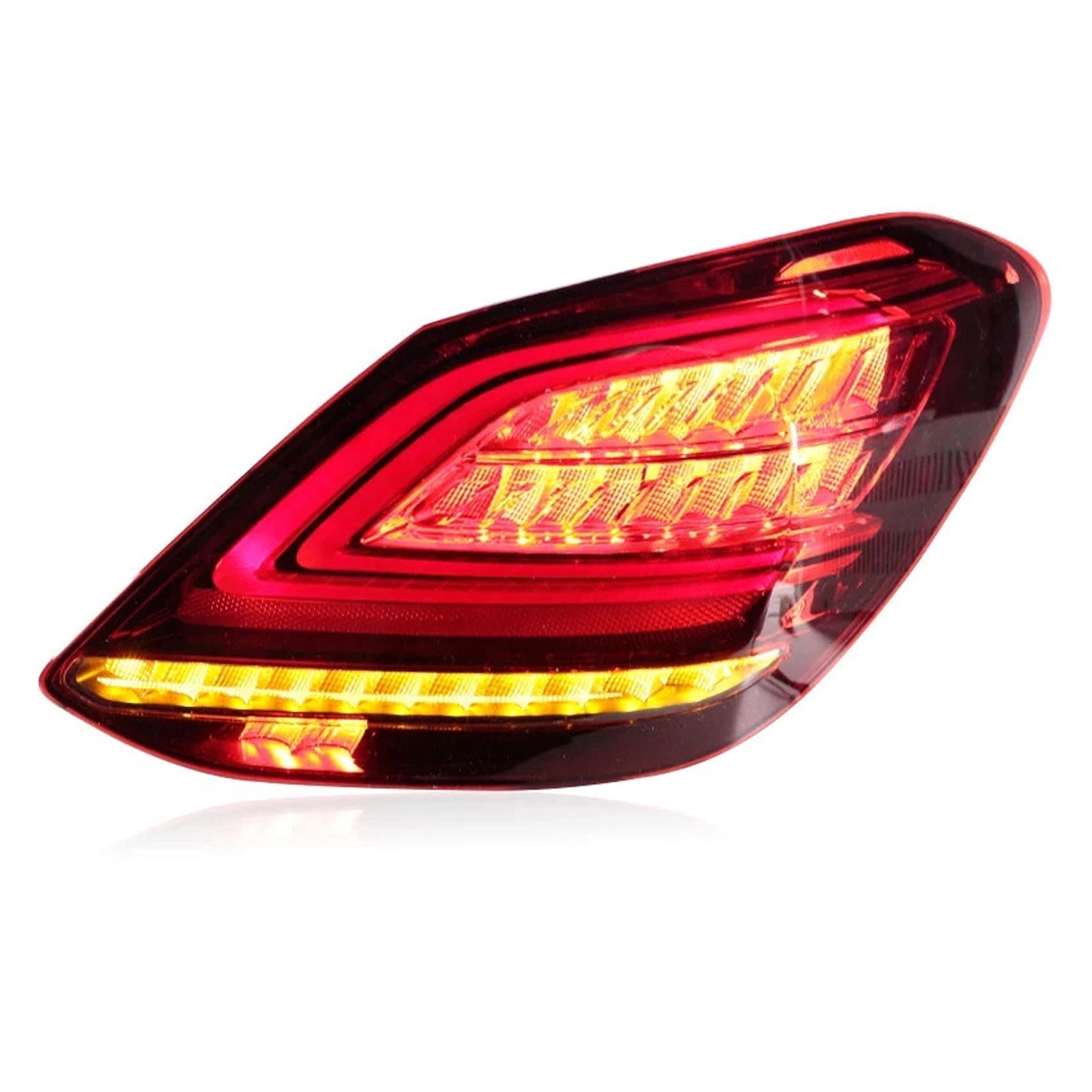 Prawa tylna lampa LED do Mercedesa-Benz W205 C63 AMG S facelift (2019-2021) – Numery części : 2059067103 i 2059067203