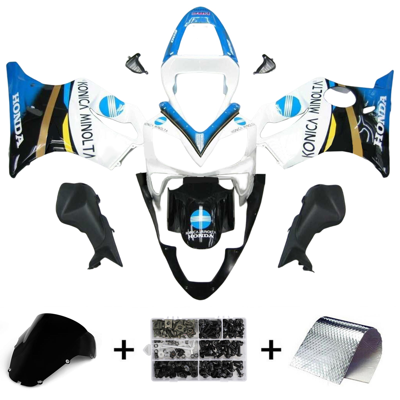 Injectie kuipkit, ABS Plastic Body voor Honda CBR600 F4I 2001-2003