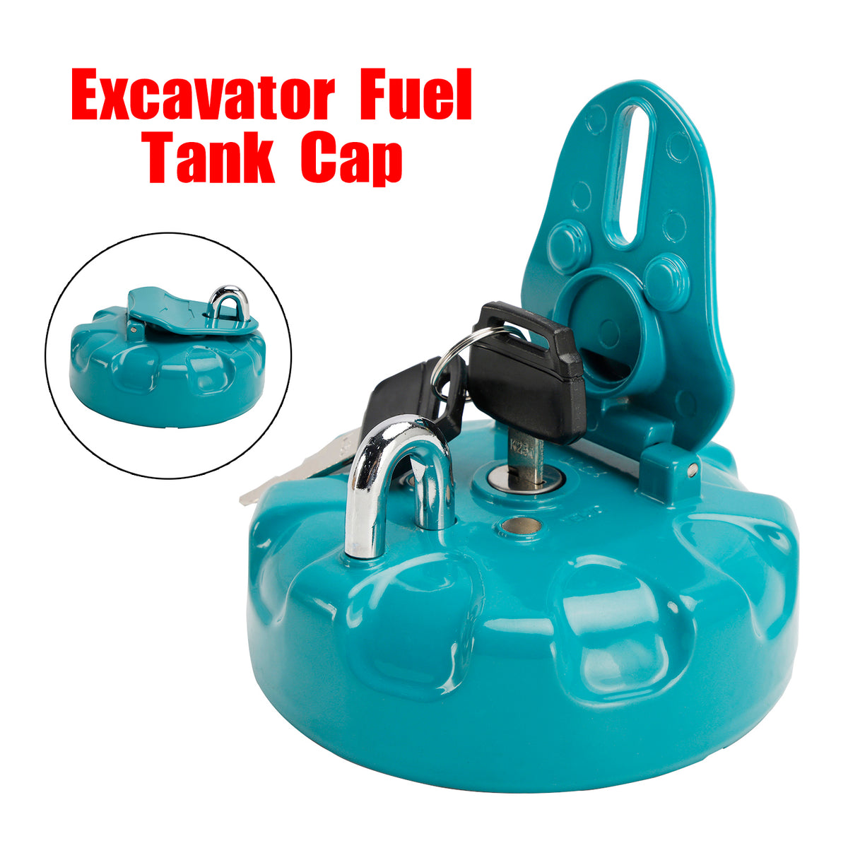 Tankdop met 2 sleutels voor Kobelco SK200 SK100 SK300 SK120 2444R1047