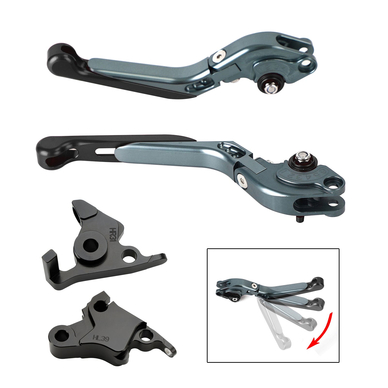 Levier de frein d'embrayage réglable pour CFMOTO 450SS 450SR 21-23 450NK 23-24