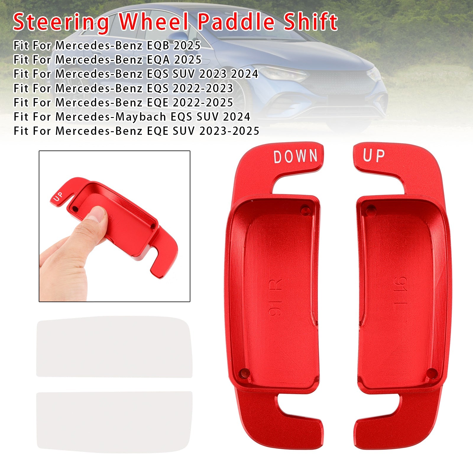 Extensión de paletas de velocidad del volante de aluminio para Benz AC GLE 2022 y más