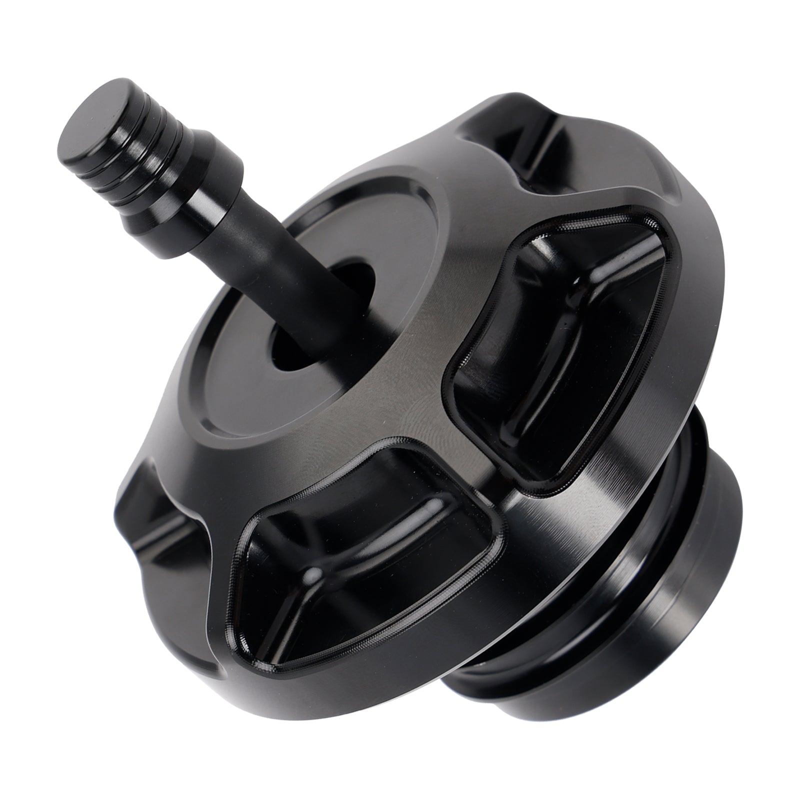 Bouchon de réservoir d'essence en aluminium avec tuyau de ventilation pour Softail Low Rider S ST Touring