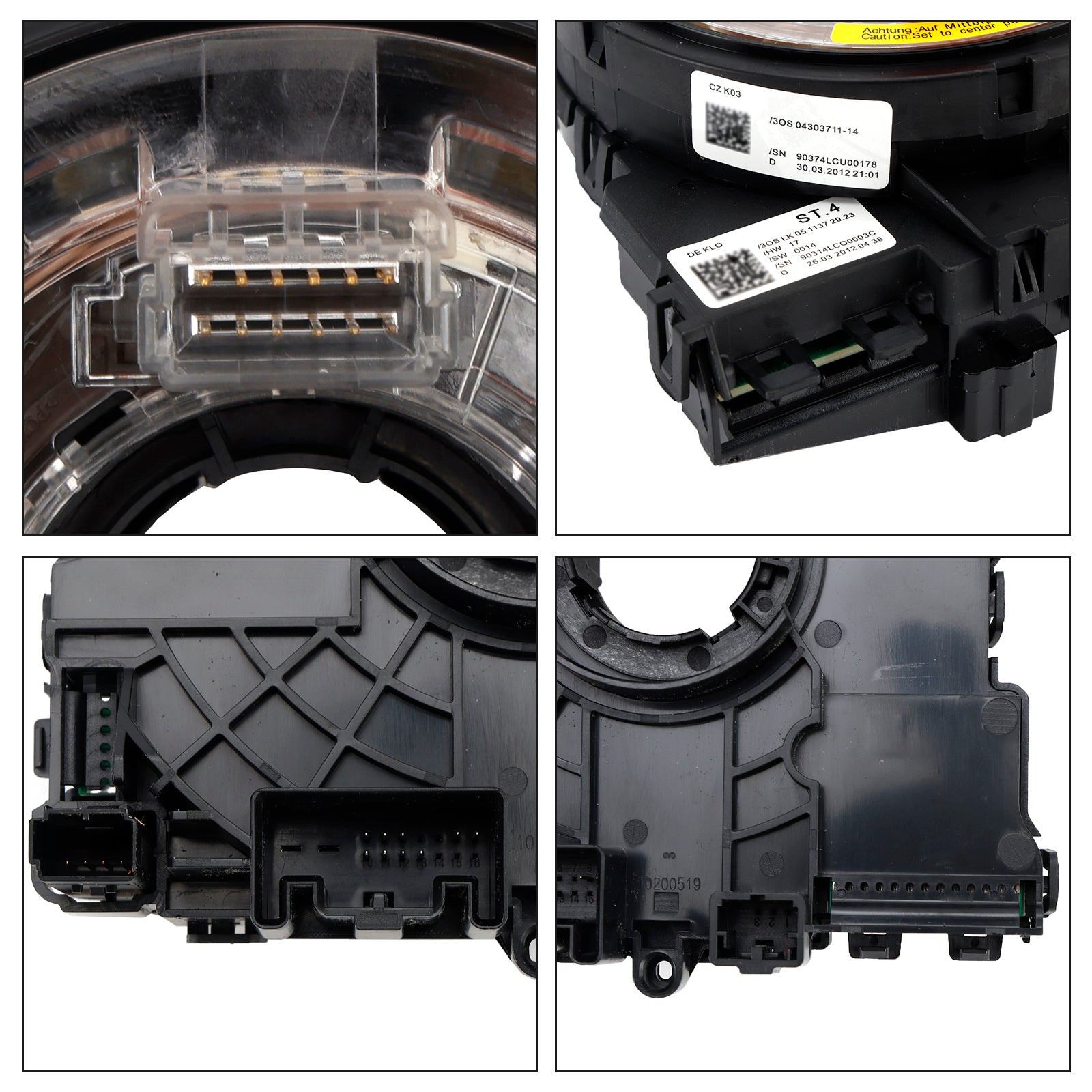 Spiraalsensorkabel&9-pins hoek voor Audi S5 2008-2017 8K0953568F