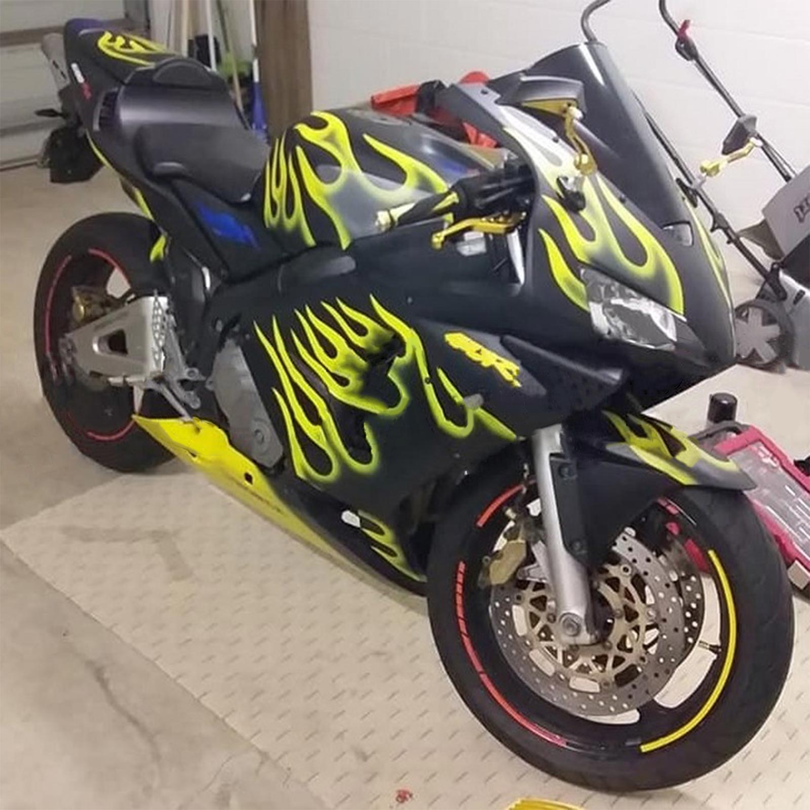 Kit de carénage par injection, carrosserie en plastique ABS pour Honda CBR600RR 2003-2004 F5