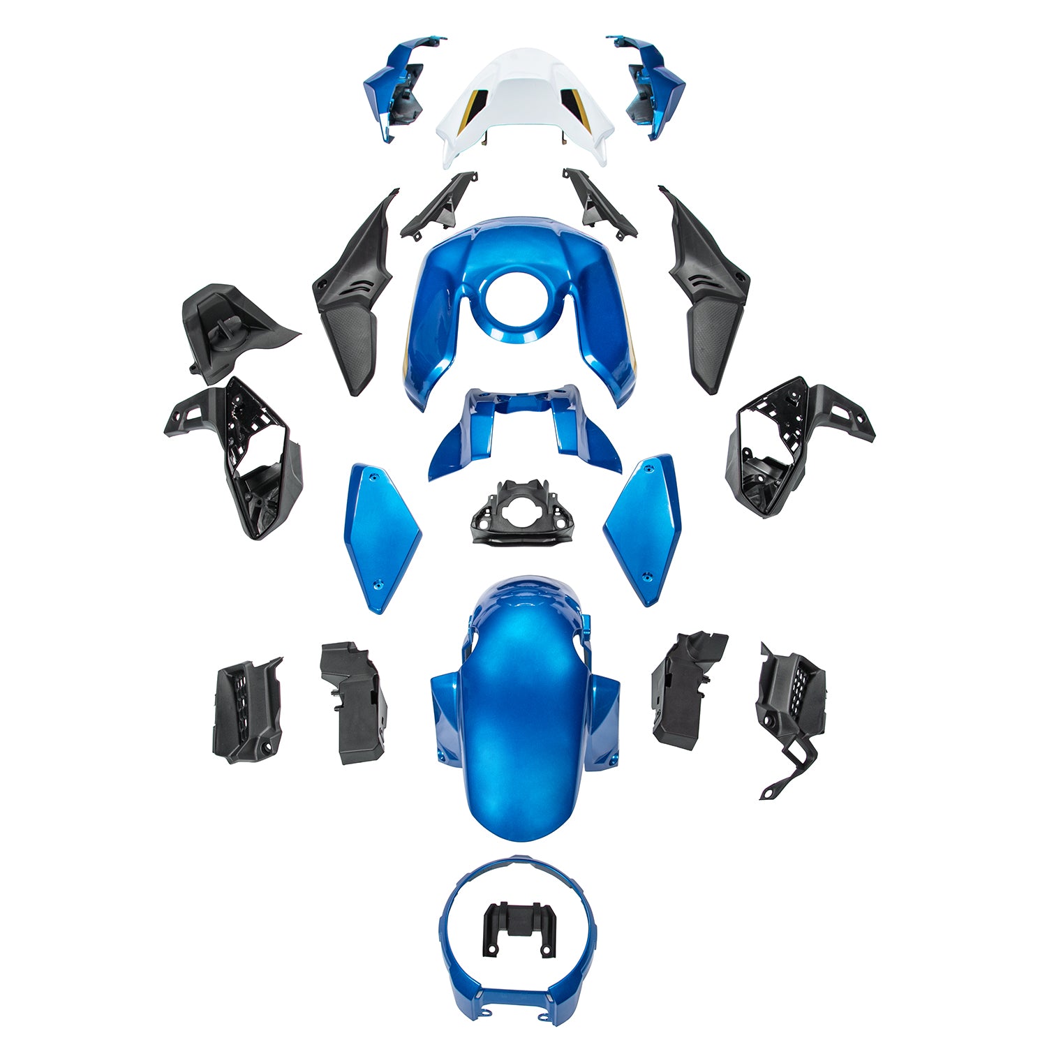 Carénage de moulage par injection en plastique ABS adapté pour Honda CB 650 R CB650R 2021-2023 10#