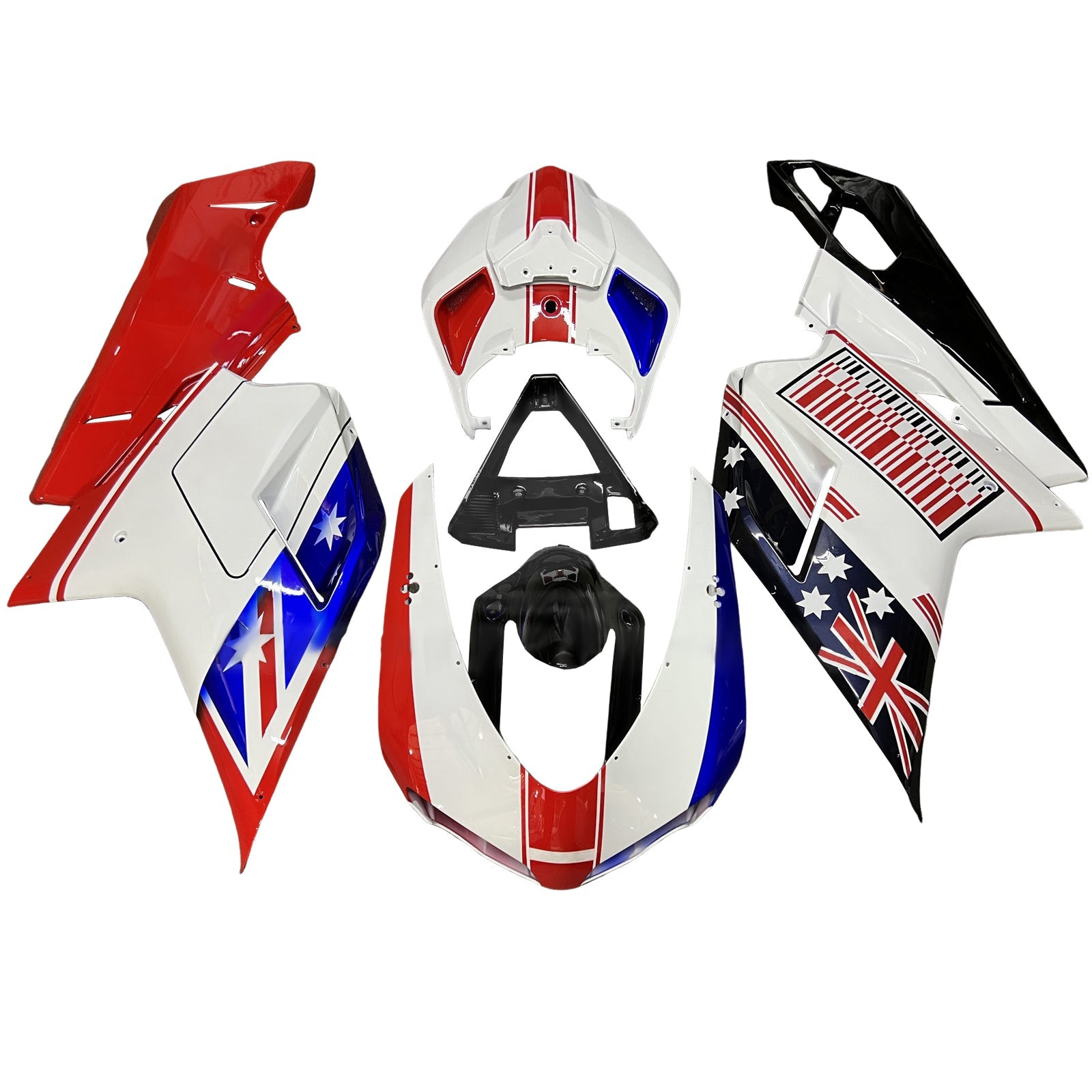 Kit de carénage ABS pour Ducati 1098 1198 848 2007-2011