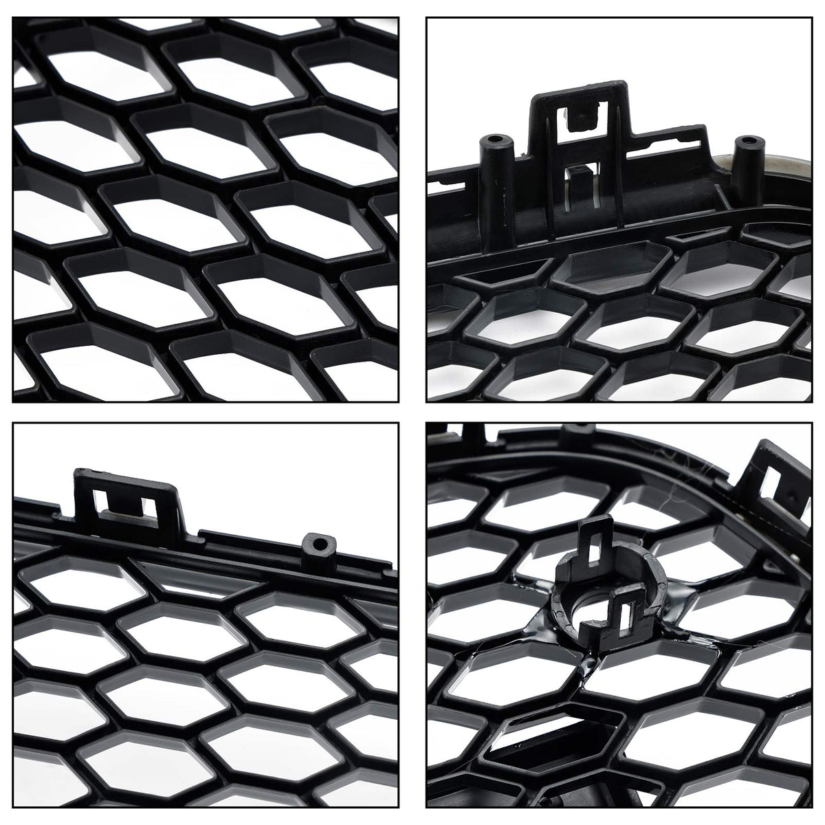 RS6 Style Honeycomb Front Bumper Grille Grill Pour Audi A6 C7 S6 2012-2015