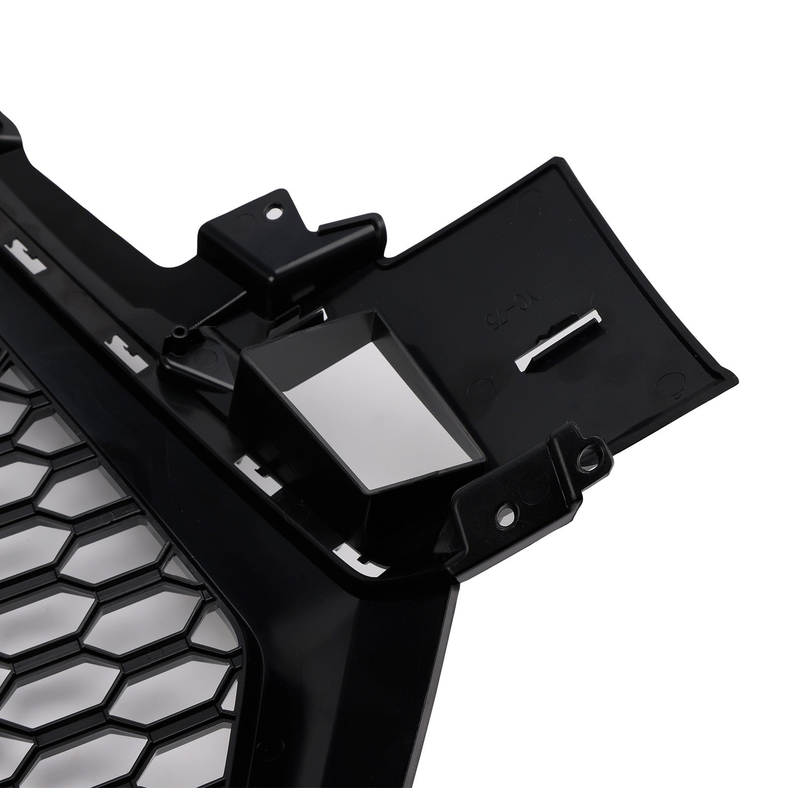 Grille de ventilation de pare-chocs avant en maille noir brillant pour Audi Q7 SQ7 (2016-2019) - Référence : 4M0853651F