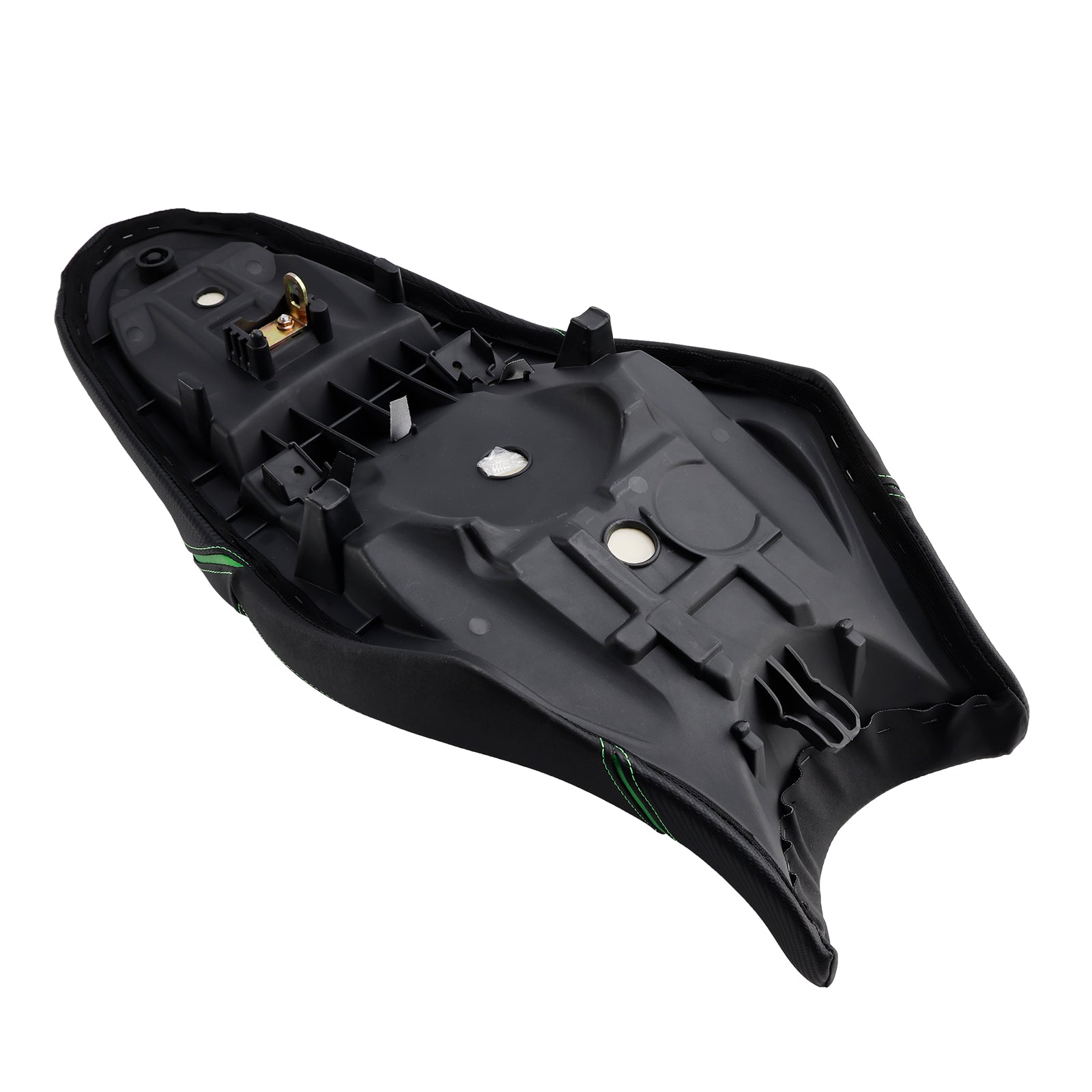 Selle pilote/passager complète coussinée verte pour Kawasaki Versys 650 2022-2024