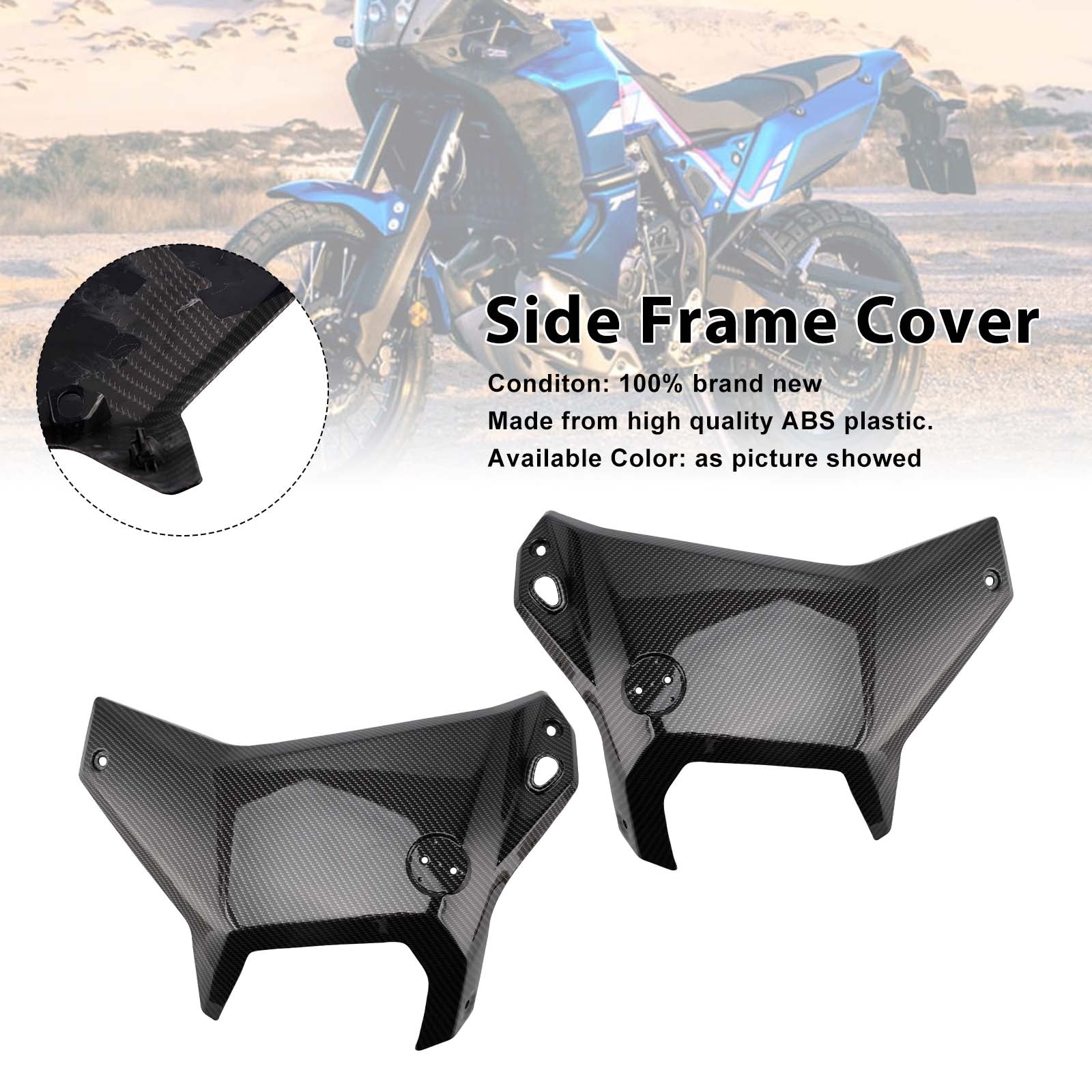 2025-2026 Pour Yamaha Tenere 700 T700S Carénages de panneau de cadre latéral