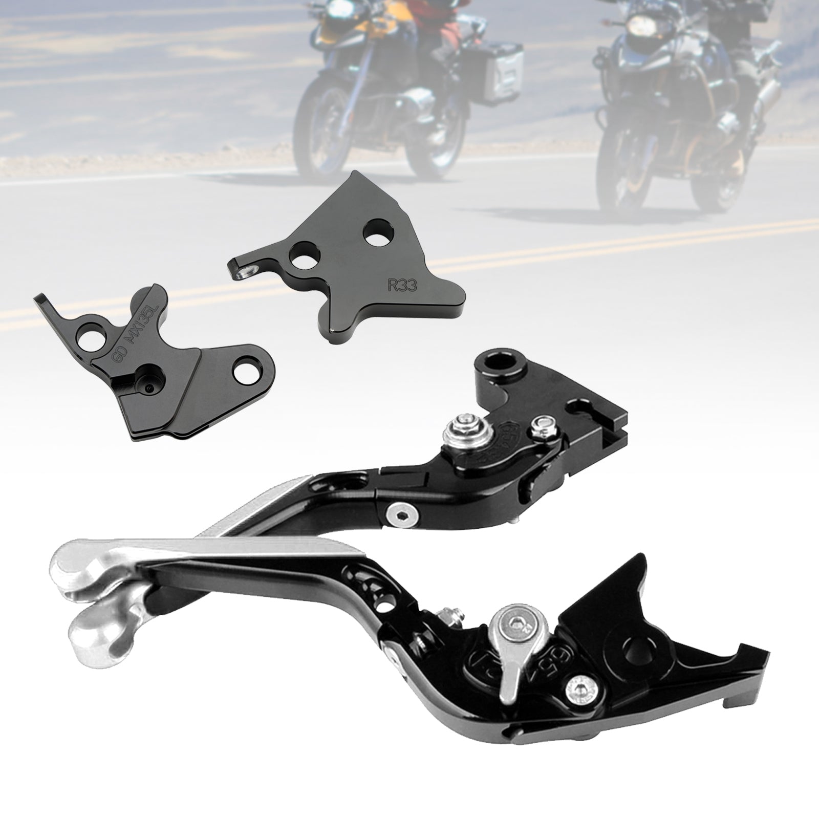 Leva freno e frizione regolabile per Yamaha YBR125 2005-2014