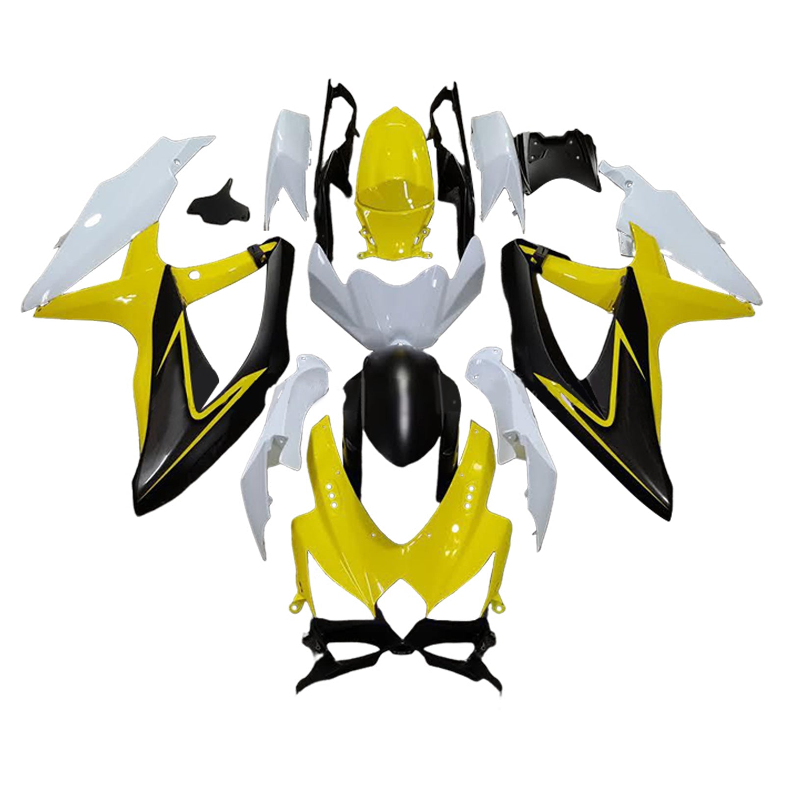 Kit shareling iniettato in plastica ABS per Suzuki GSXR 600/750 2008-2010 K8