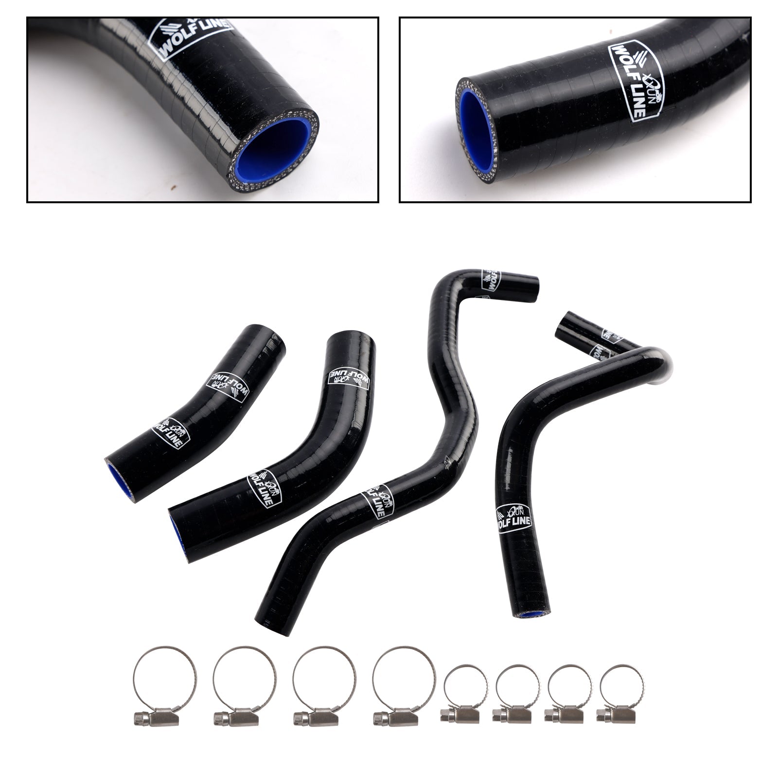 Siliconen koelslangset voor radiator Yamaha Tenere 700 2019-2024