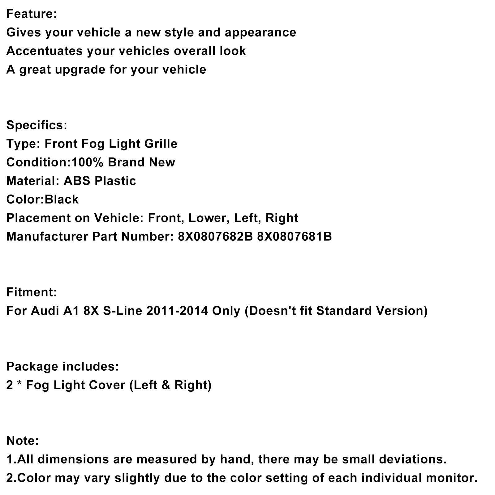 Siatka ochrony przeciw spalaniu się dla Audi A4 B9 S-line S4 2016-2018, 2 pokoje