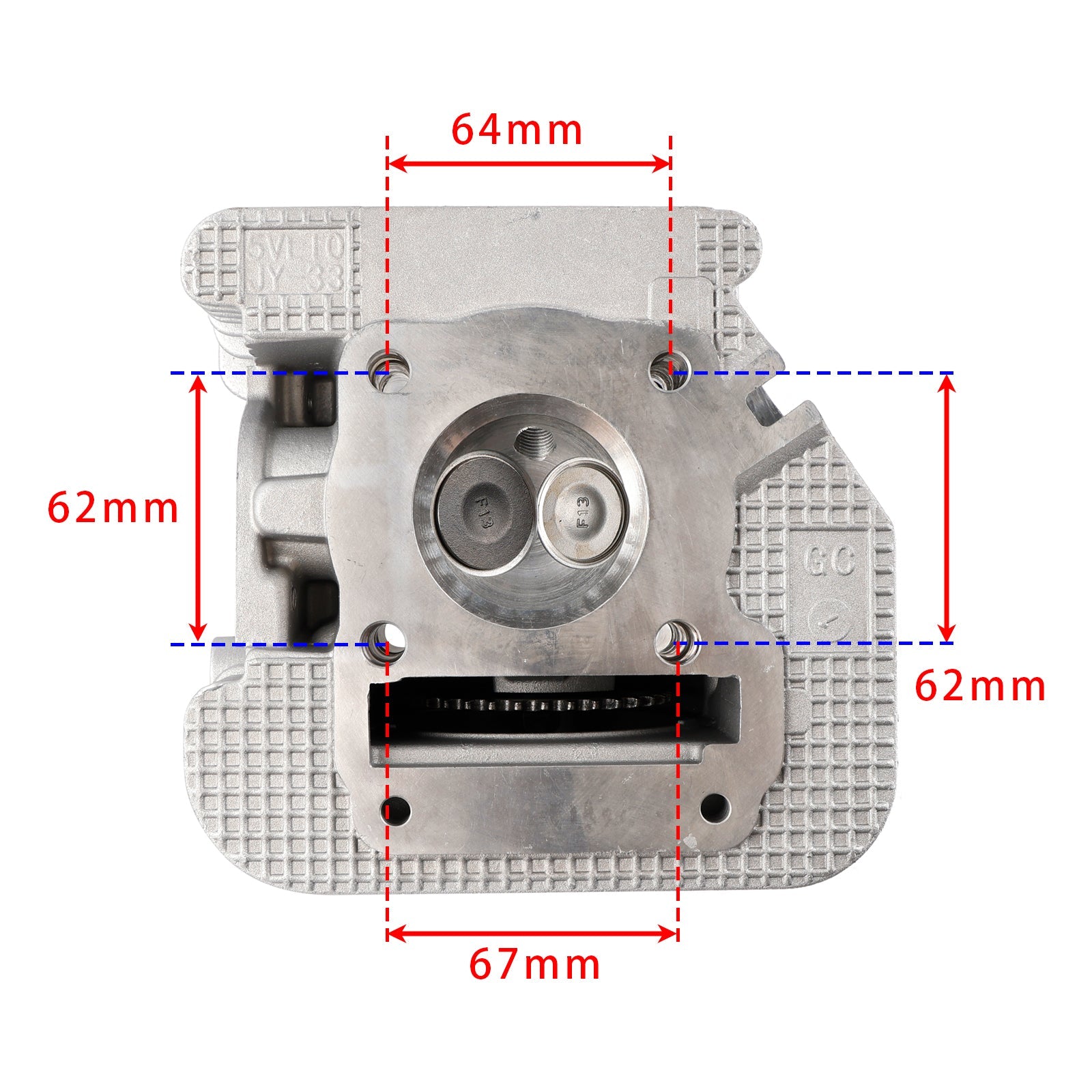Testa di cilindro completo senza EGR 5vl-E1111-11 per Yamaha TT-R 125 il 2003-2022