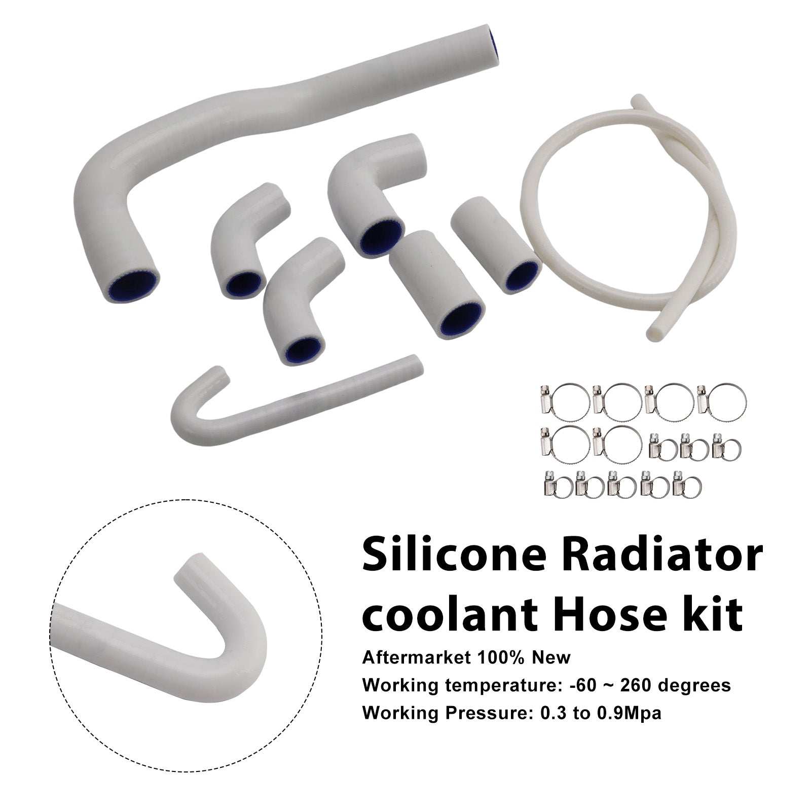 Durite de refroidissement en silicone pour radiateur Ducati Streetfighter V4 V4S (2020-2025)