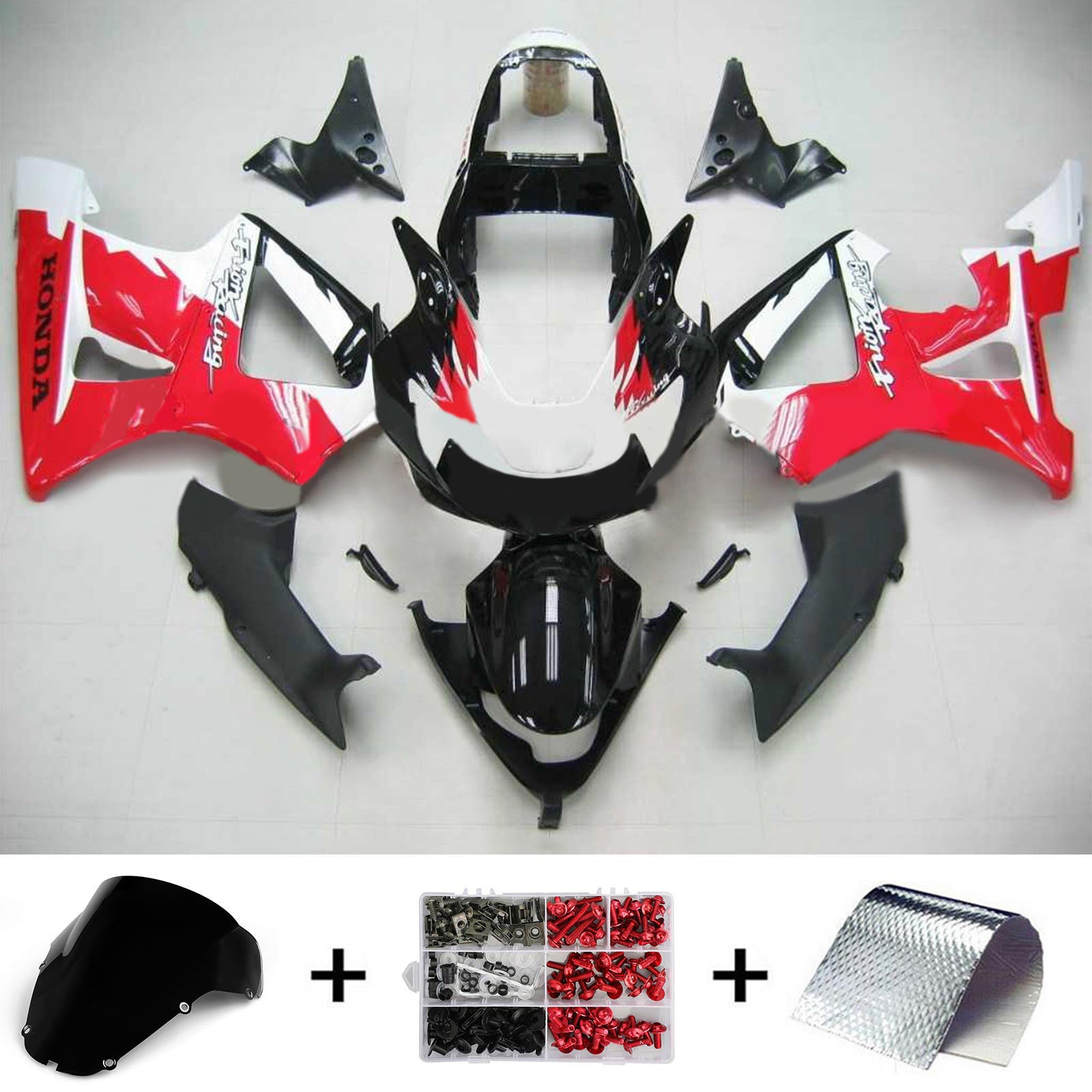 Kit carenatura carrozzeria iniezione plastica ABS Honda CBR929RR 2000-2001