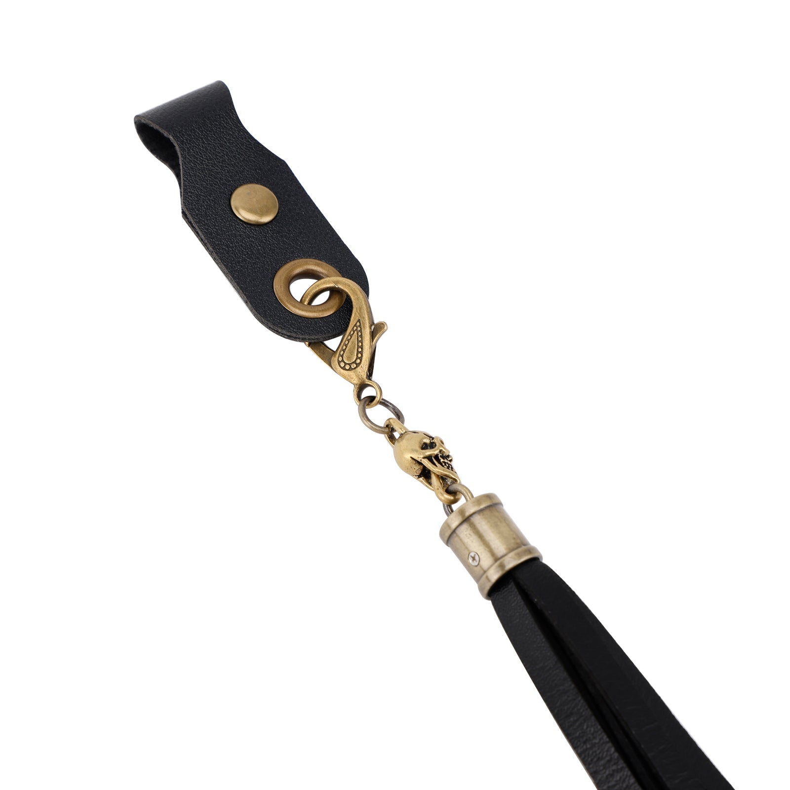 Décoration de poignée de frein à pompon noir pour guidon Dyna Road Glide Road King