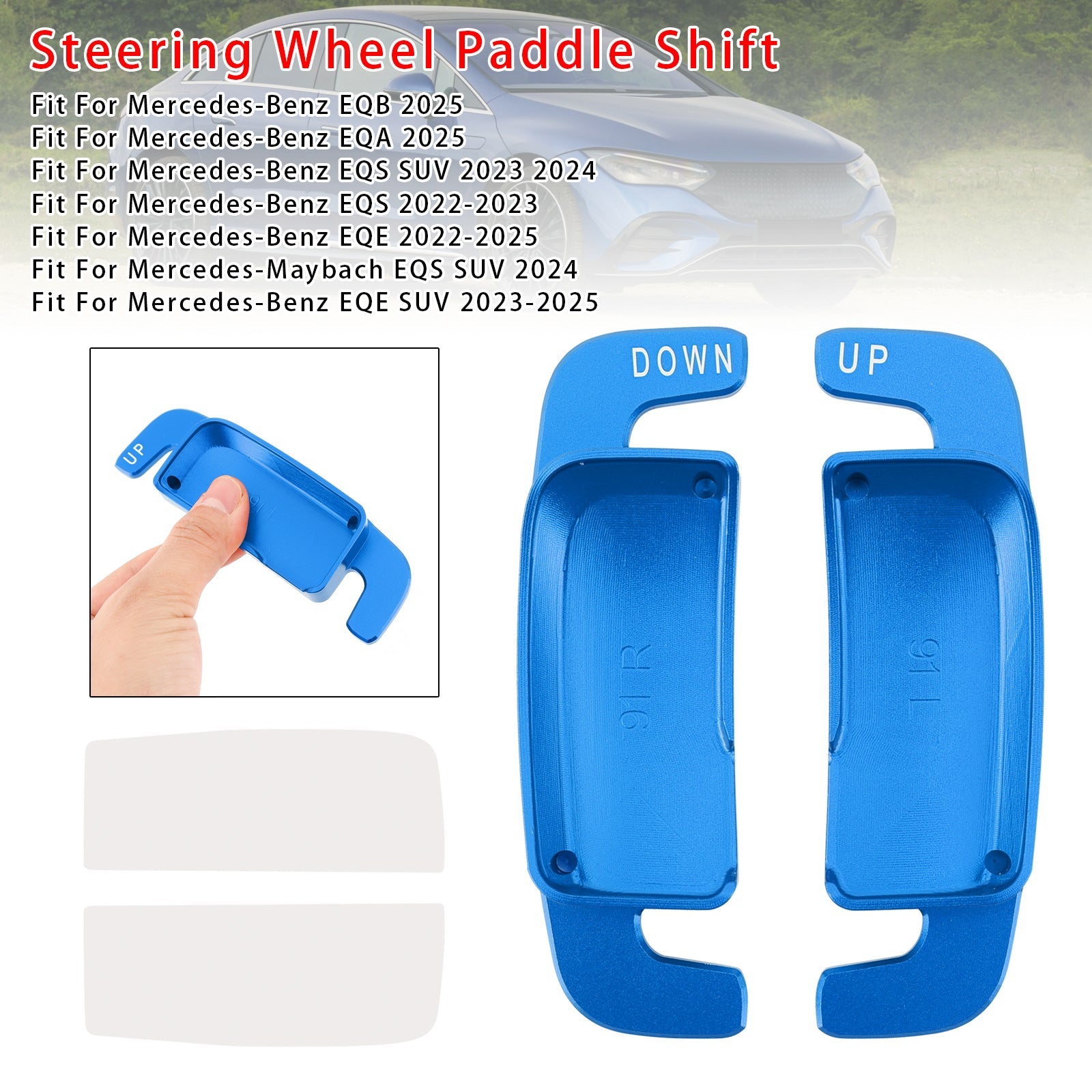 Extension de palettes de changement de vitesse au volant en aluminium pour Benz AC GLE 2022 et plus