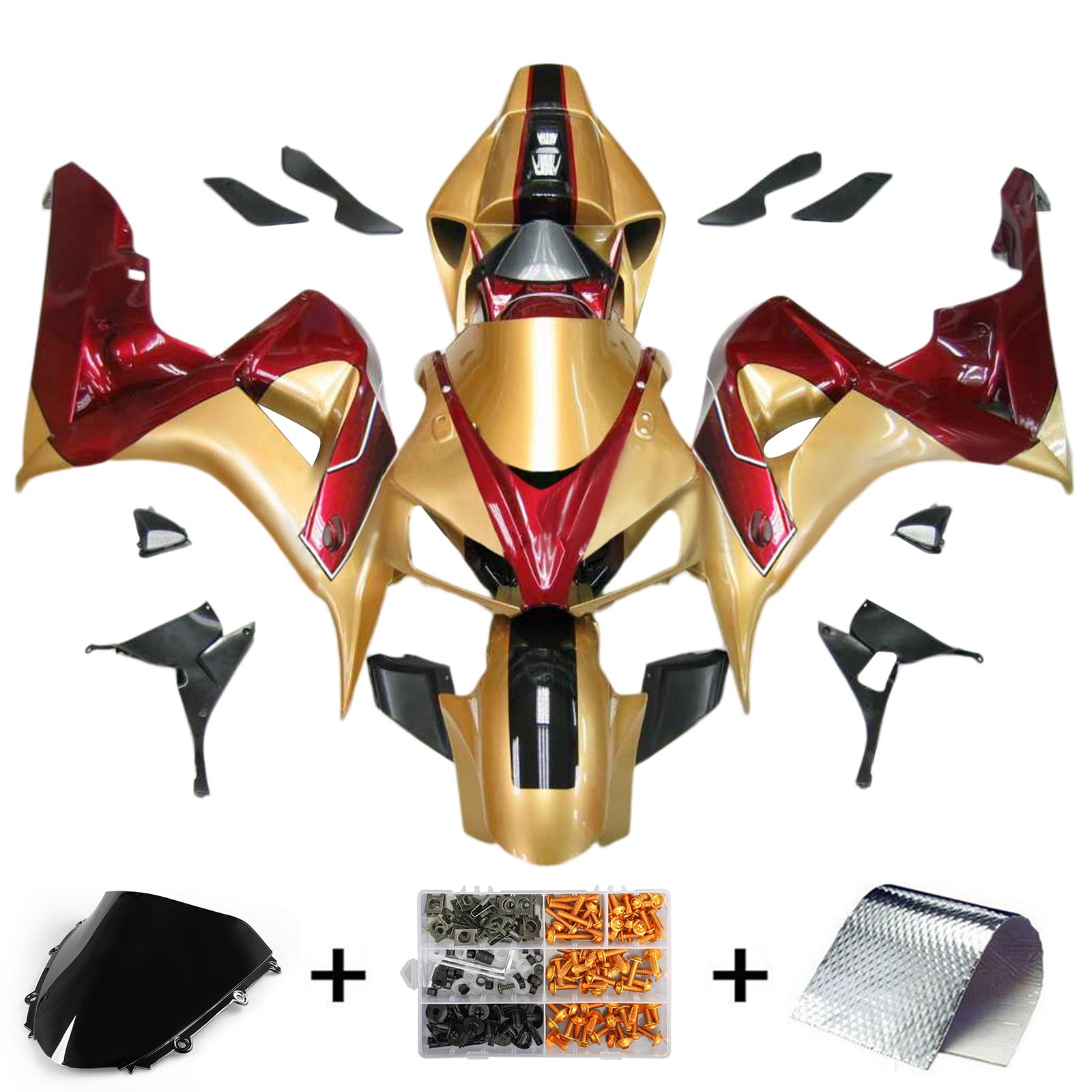 Kit de carénage injecté en plastique ABS pour Honda CBR1000RR 2006-2007