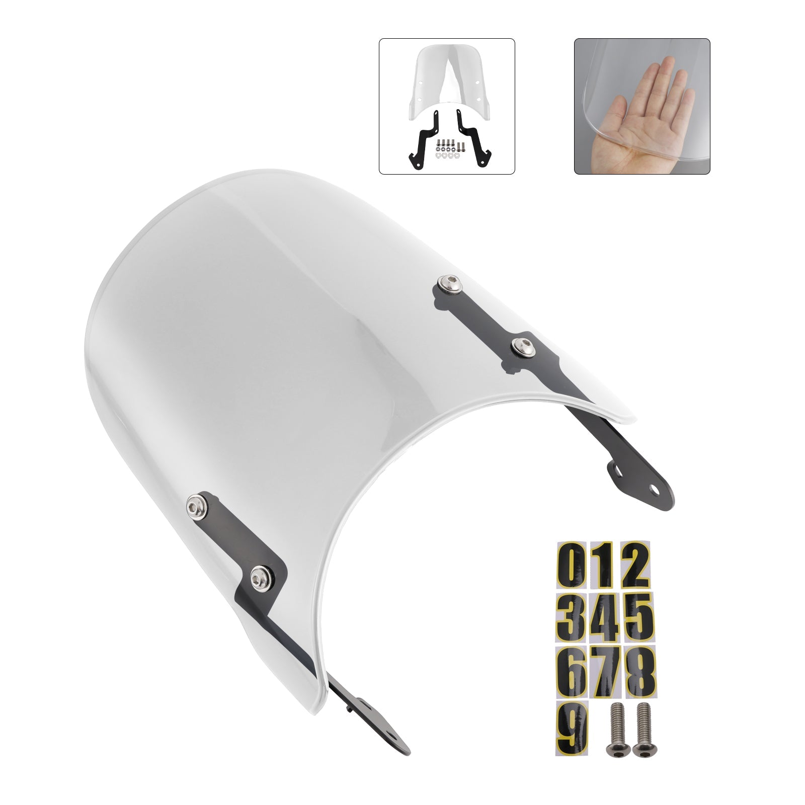 Pare-brise compatible avec YAMAHA XSR 155 2020-2023 XSR 125 2024-2025