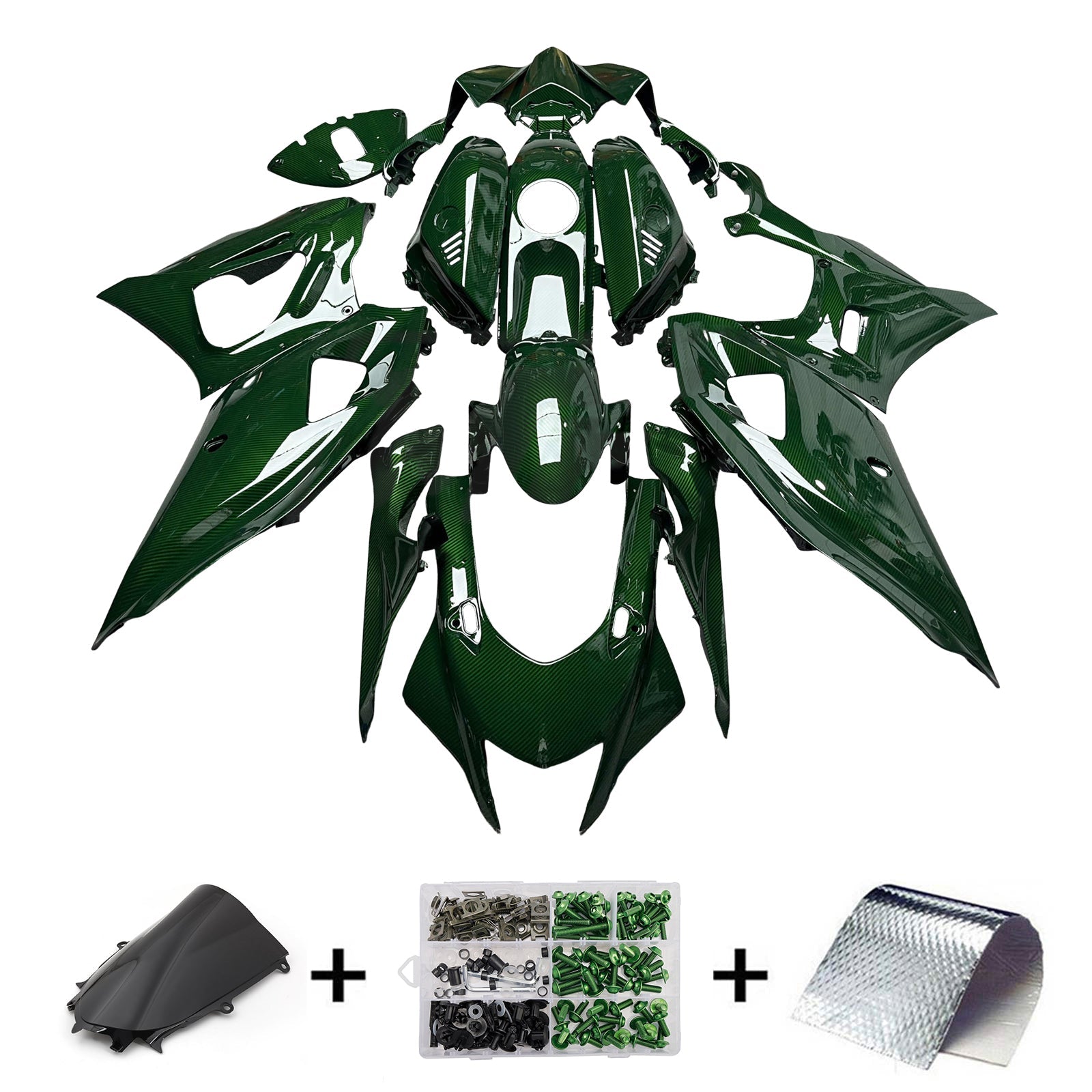 Kit de carénage injecté en plastique ABS pour Yamaha YZF-R7 2021-2025