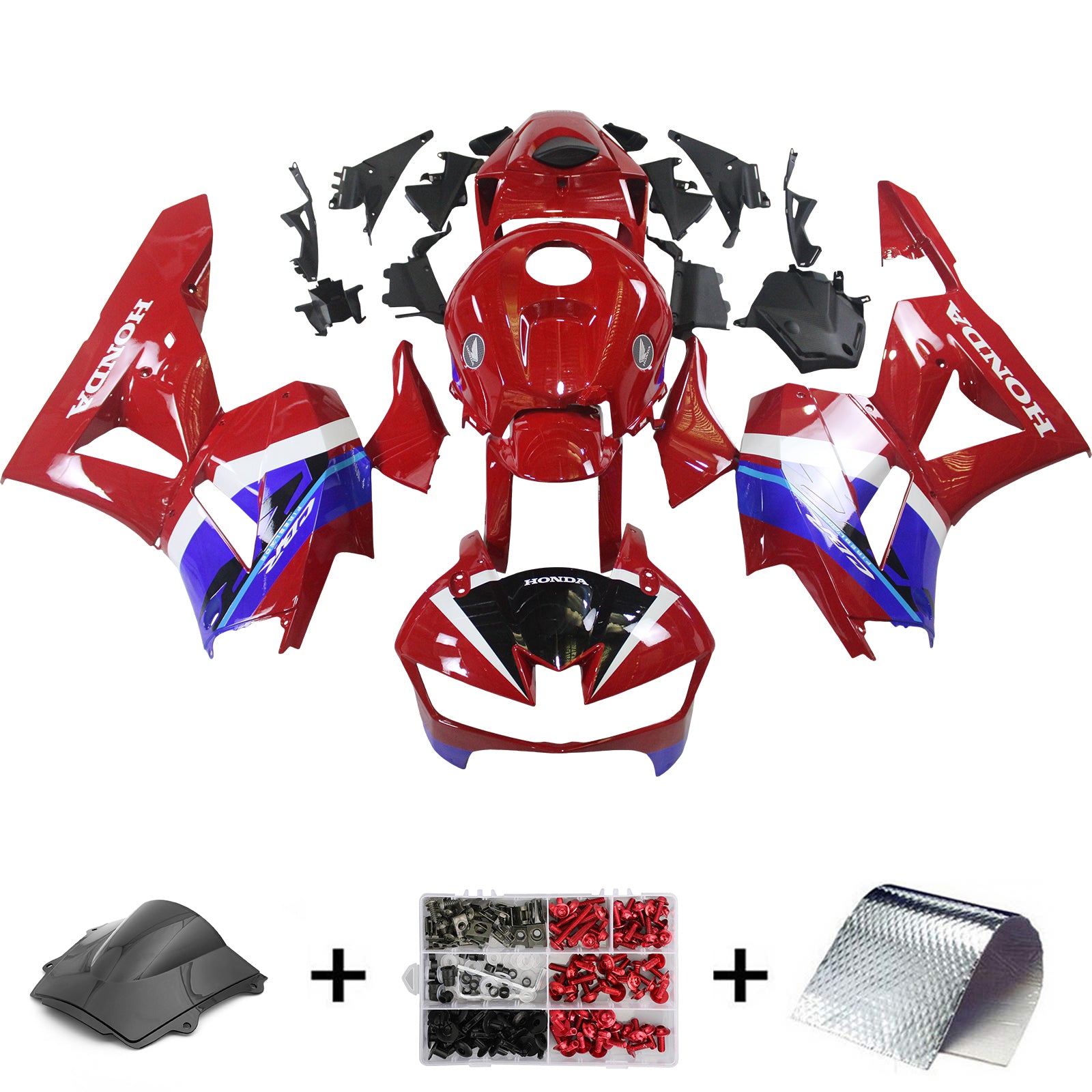 Kit de carenado de plástico ABS para Honda CBR600R 2013-2023 F5