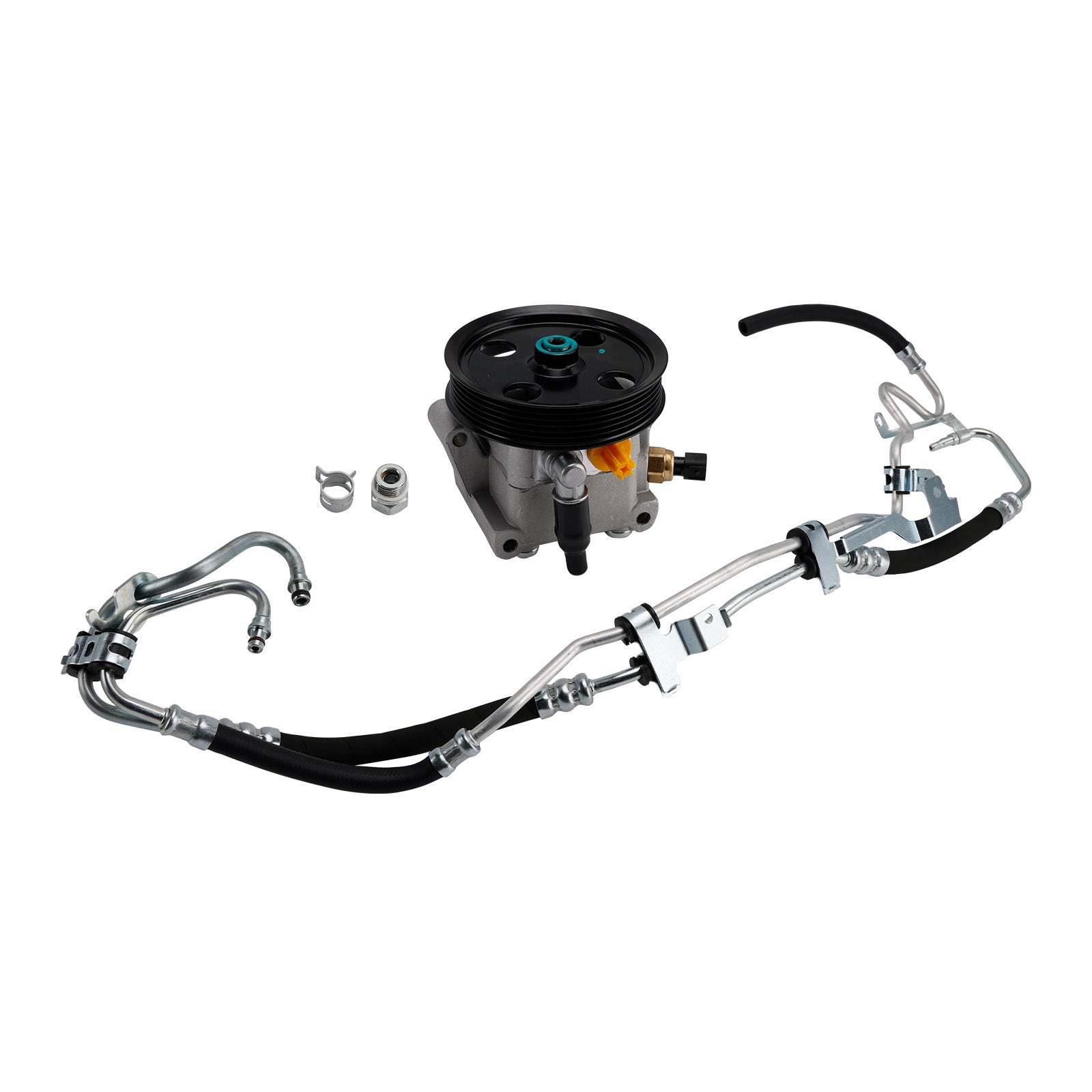 Pompa del servosterzo + tubo ad alta pressione per Ford C-Max 2007-2011 1743278