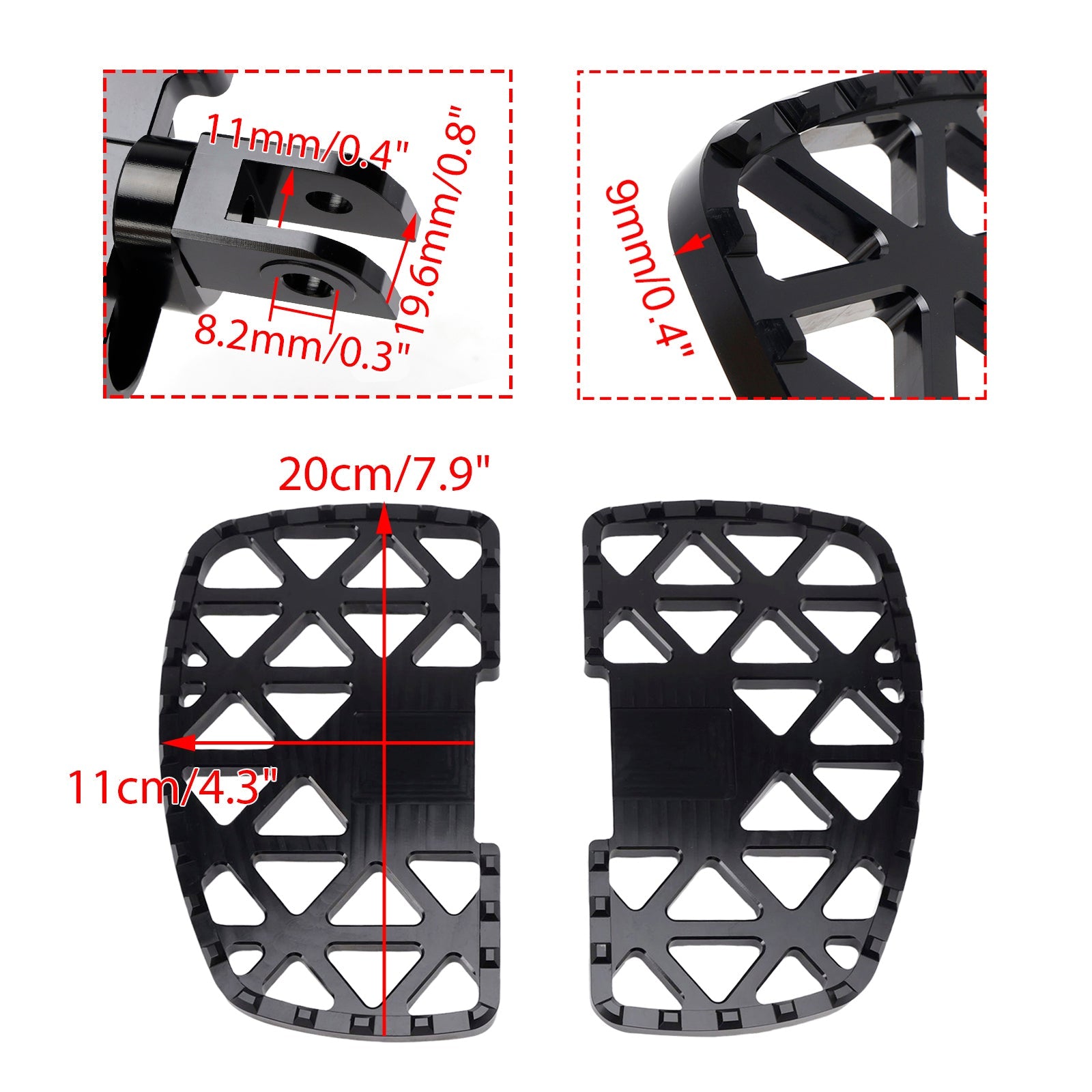 Sprednji naslon za noge za Honda CM1100 Rebel 1100 DCT/MT 2021-2025