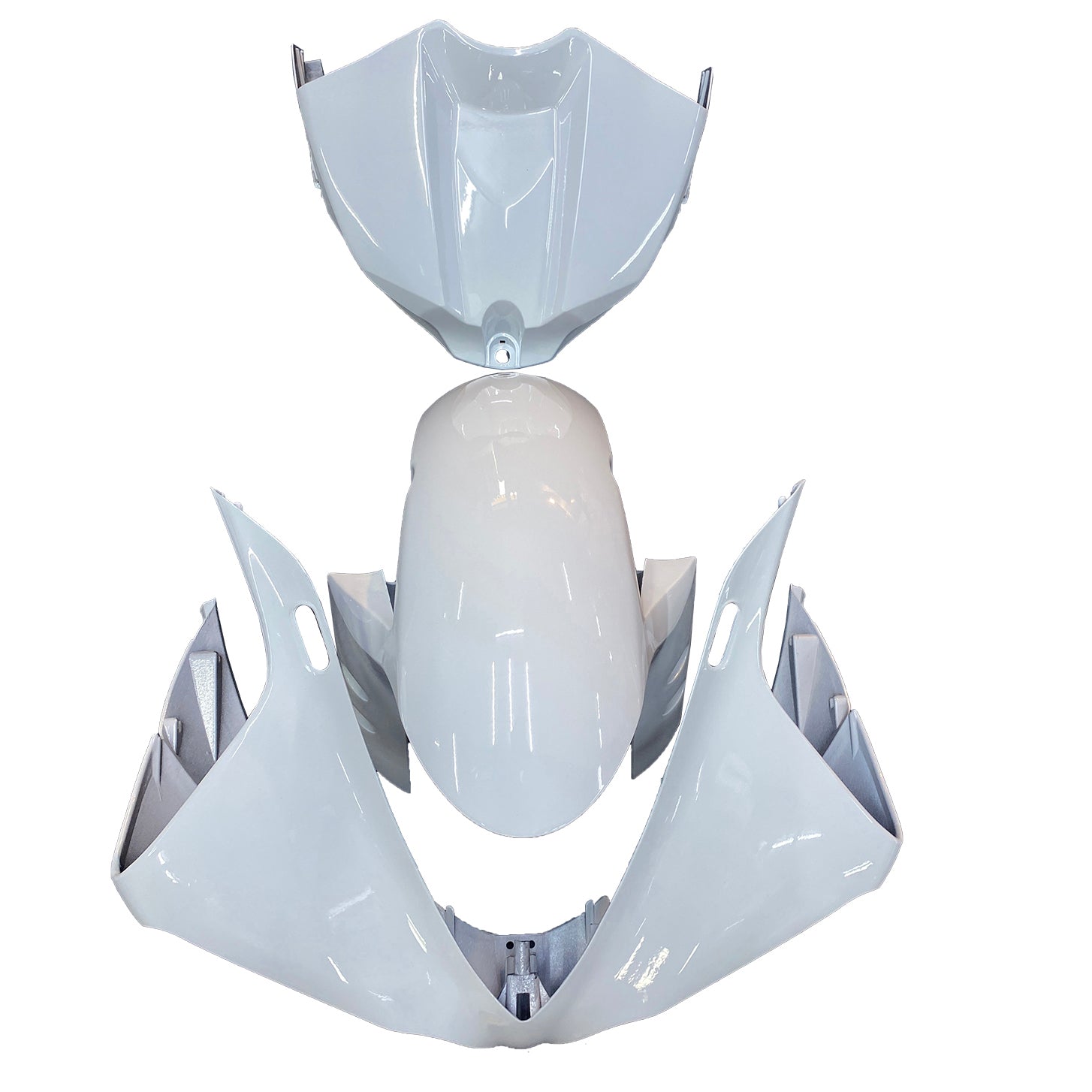 Kit de carénage en plastique ABS moulé par injection rouge et blanc pour Yamaha YZF R1 2009-2011