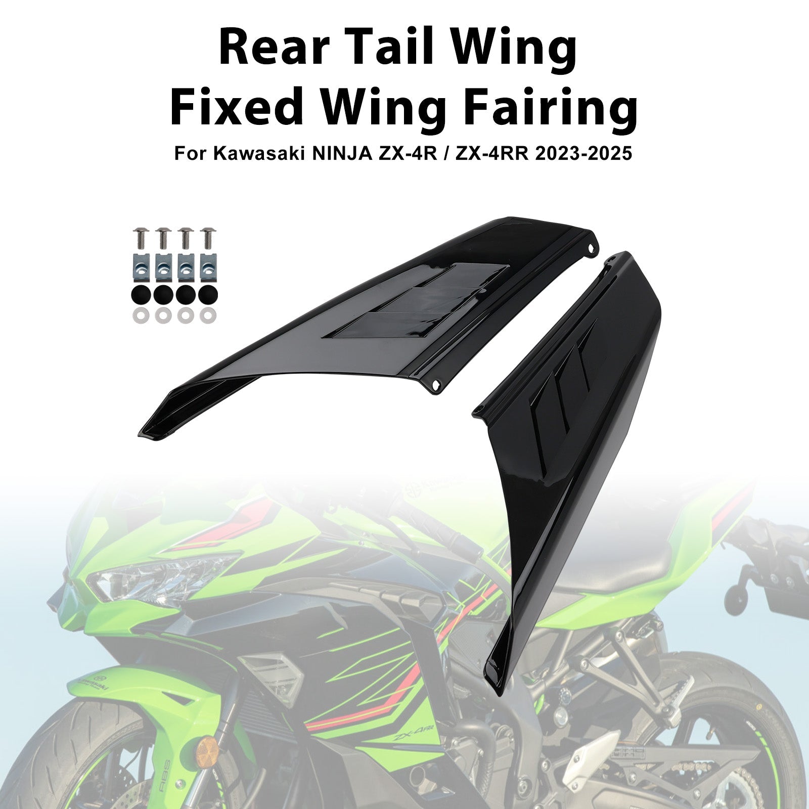 Carénage arrière fixe pour Kawasaki NINJA ZX-4R ZX-4RR 2023-2025