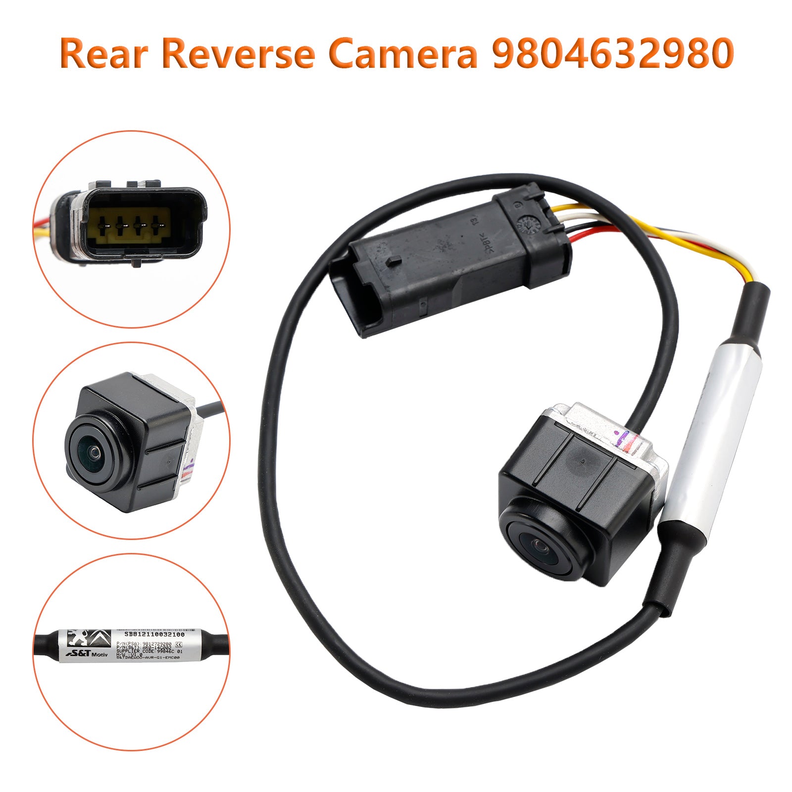 Telecamera di retromarcia posteriore Peugeot 3008 Mk1 2008-2016 9804632980