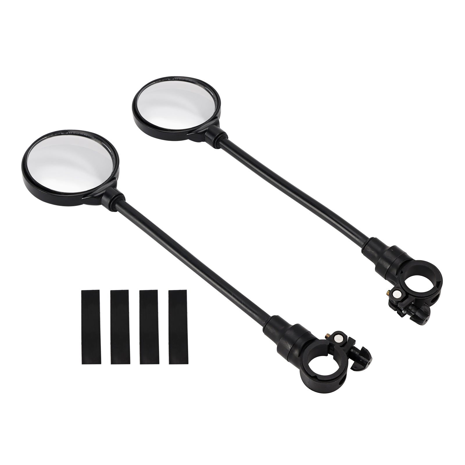 YYCFB 2 Pièces Rétroviseur Vélo Rotatifs 360° - Miroirs Réglables Pour Vélo De Course, Moto, Vélo Électrique, Scooter Et Fauteuil Roulant