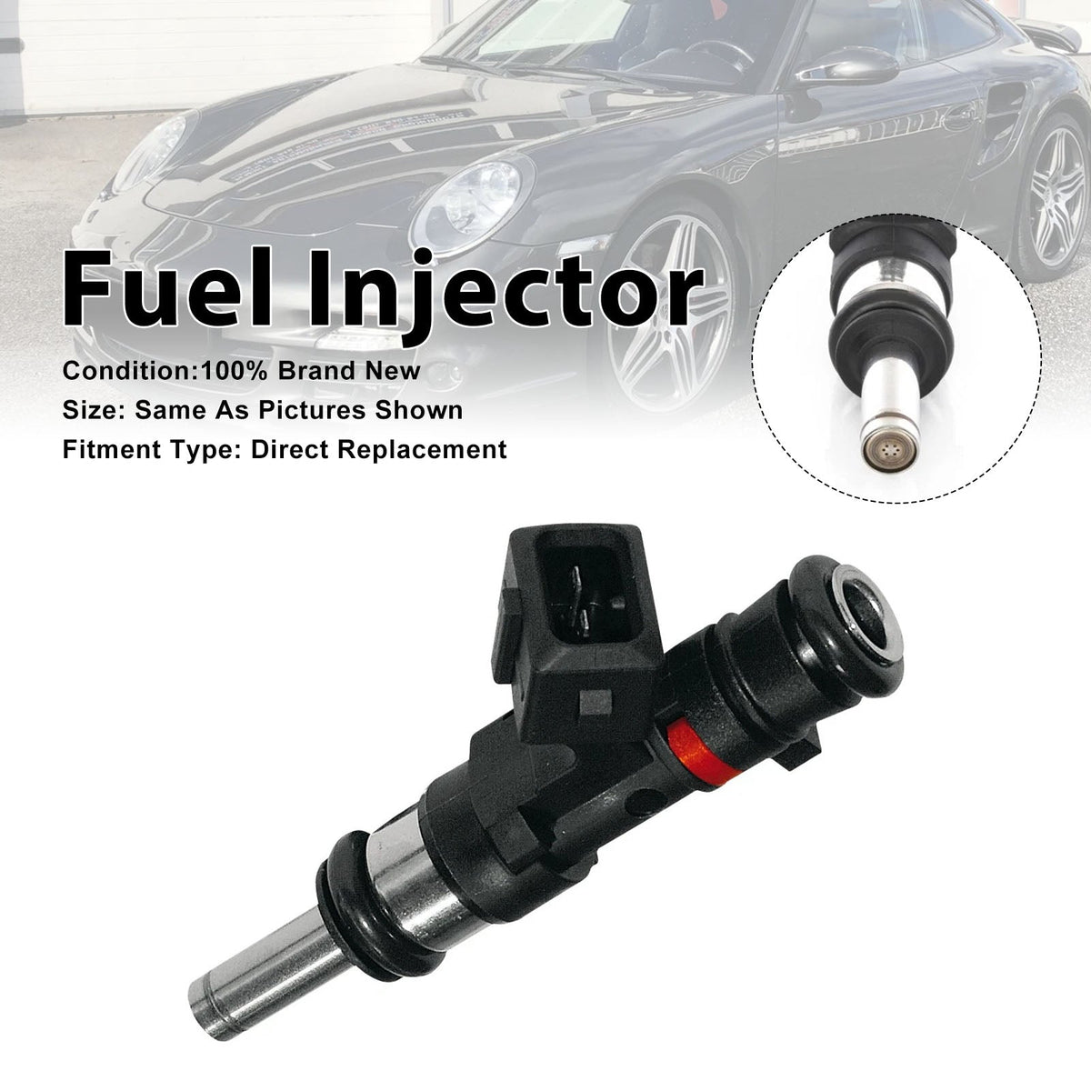 1 injecteur de carburant pour Porsche 911 997 3.6 GT2 RS 2010-2011 0280158123