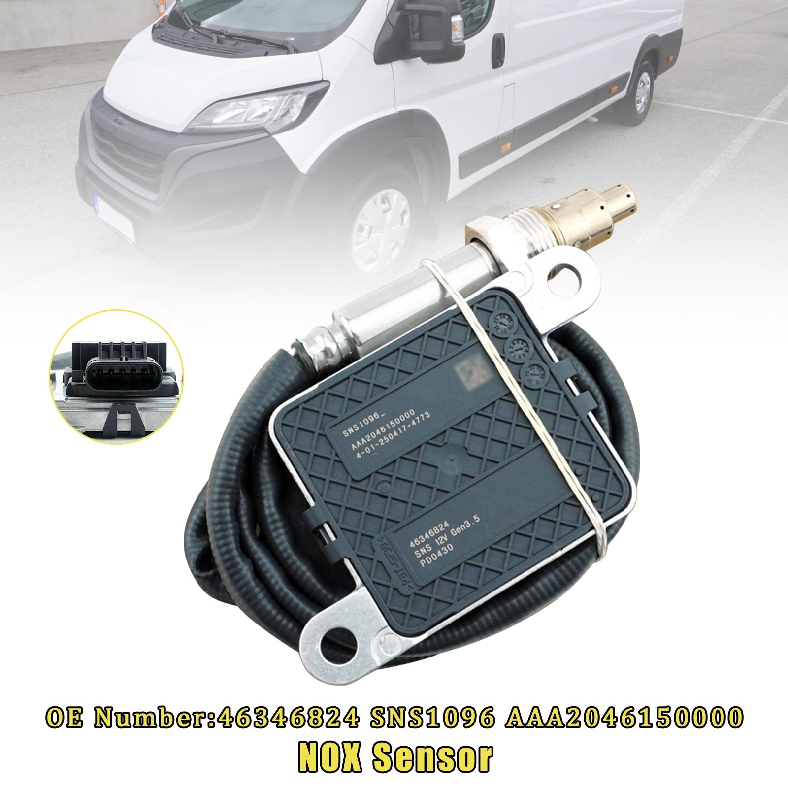 Gornji senzor NOx 46346824 za Fiat Ducato Bus Multijet 2.2 D2021 SNS1096