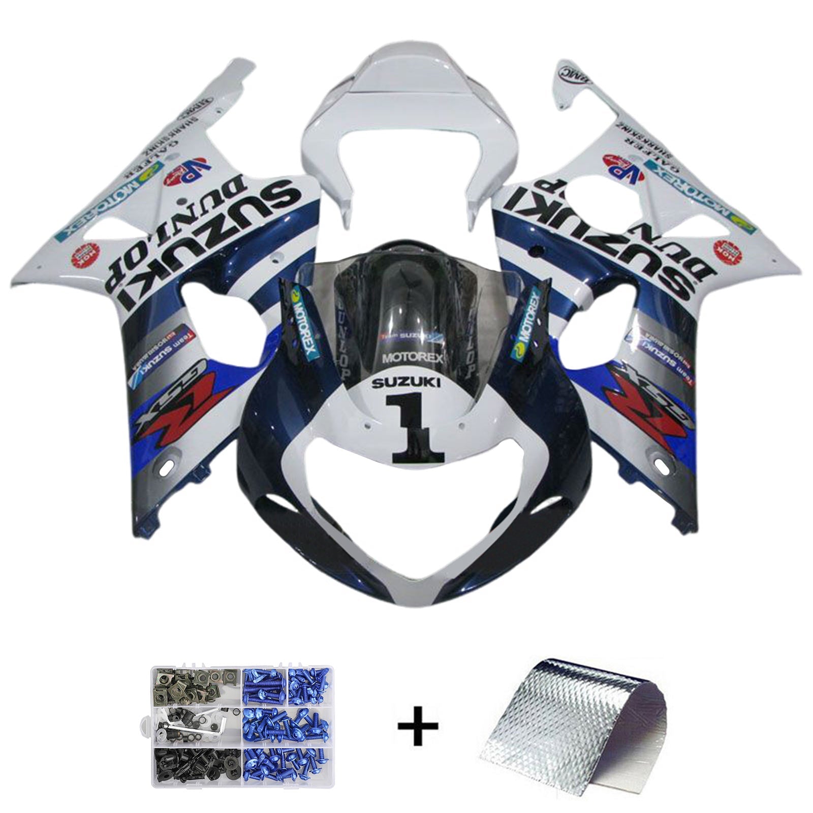 Kit carenatura iniezione carrozzeria Suzuki GSXR600 2000-2003 GSXR750 K1