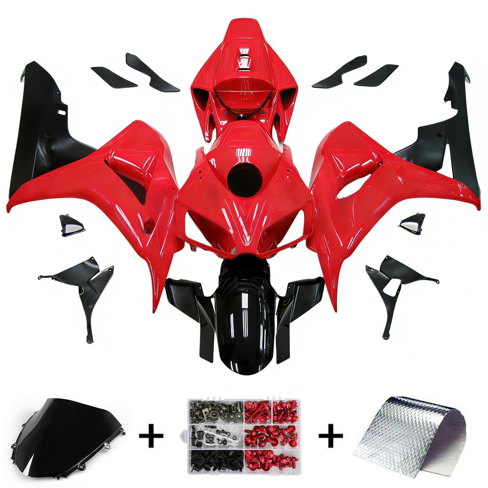 Kit de carénage injecté en plastique ABS pour Honda CBR1000RR 2006-2007