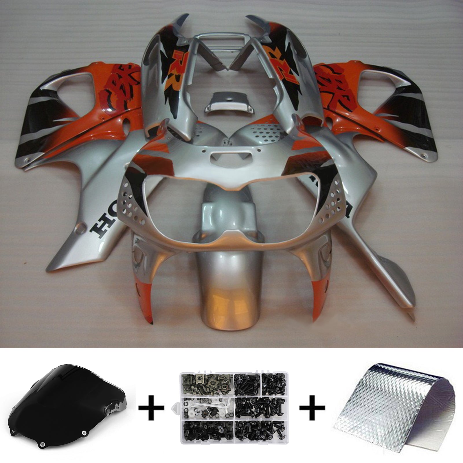 1994-1995 Honda CBR900RR 893 Kit de carénage injection de carrosserie en plastique Abs RR 893 1994-1995