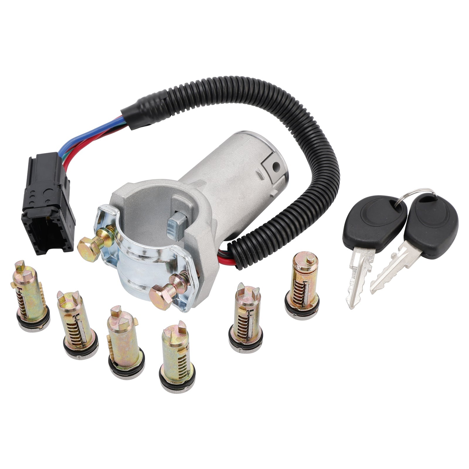 Antirrobo de encendido + 6 cilindros de cierre + llave 2996075 Para Iveco Daily 06-12