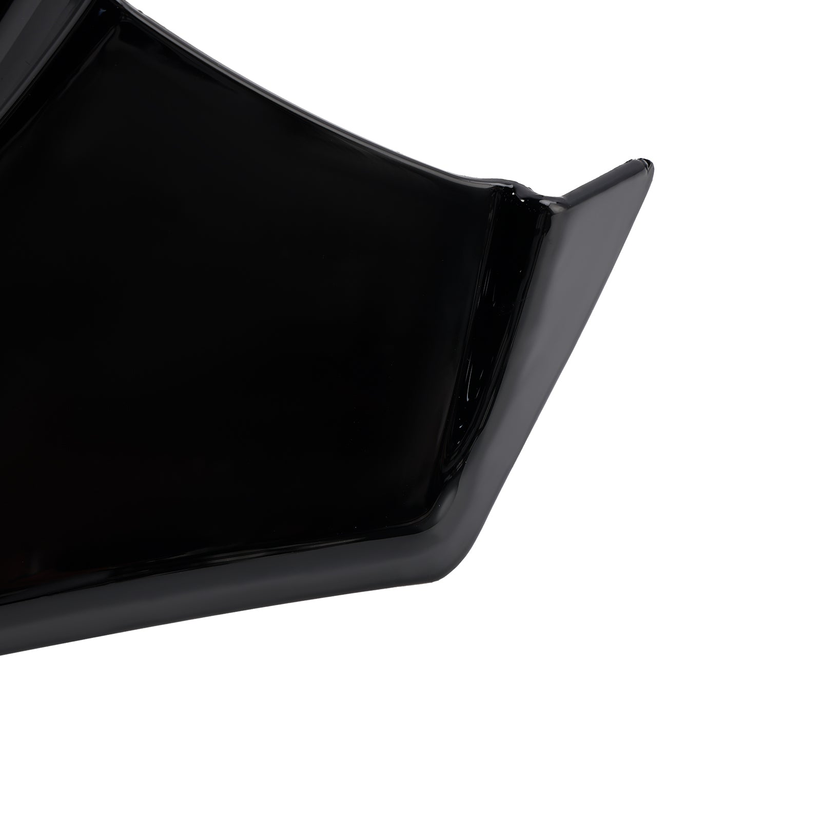 Extension de becquet avant noir pour Kawasaki Z650 2021-2024