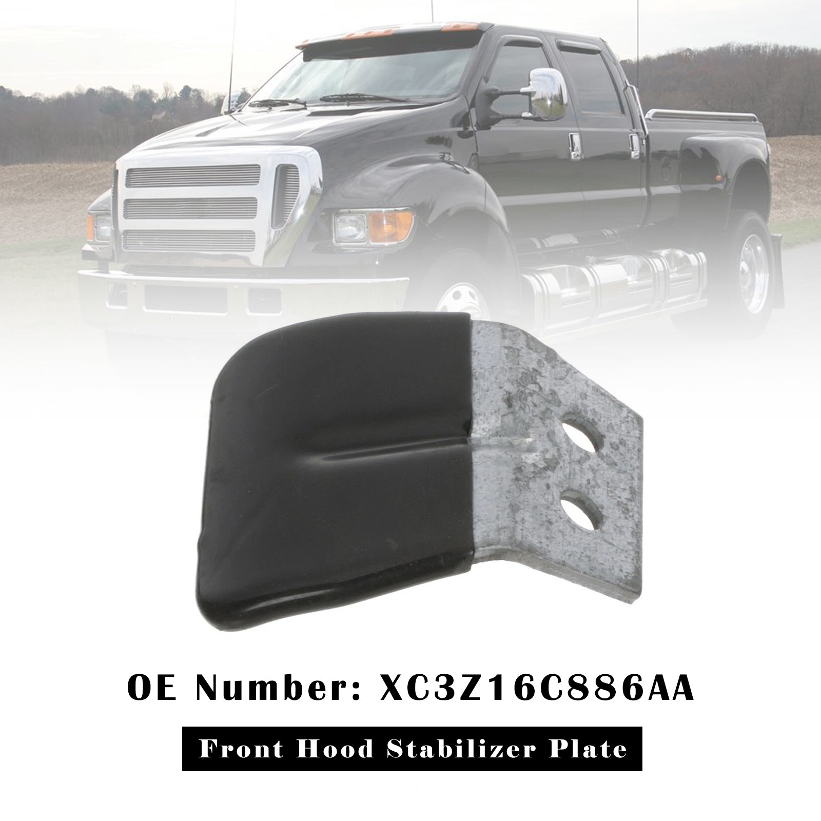 Plaka stabilizatorja sprednje kapuce za Ford F650 F750 2000-2015 XC3Z16C886AA