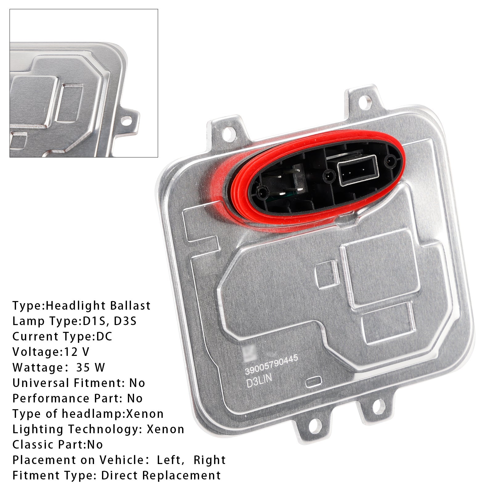 Módulo de control de lastre del faro en Xenon 5DV00993200 para Opel Insignia 2008-2017